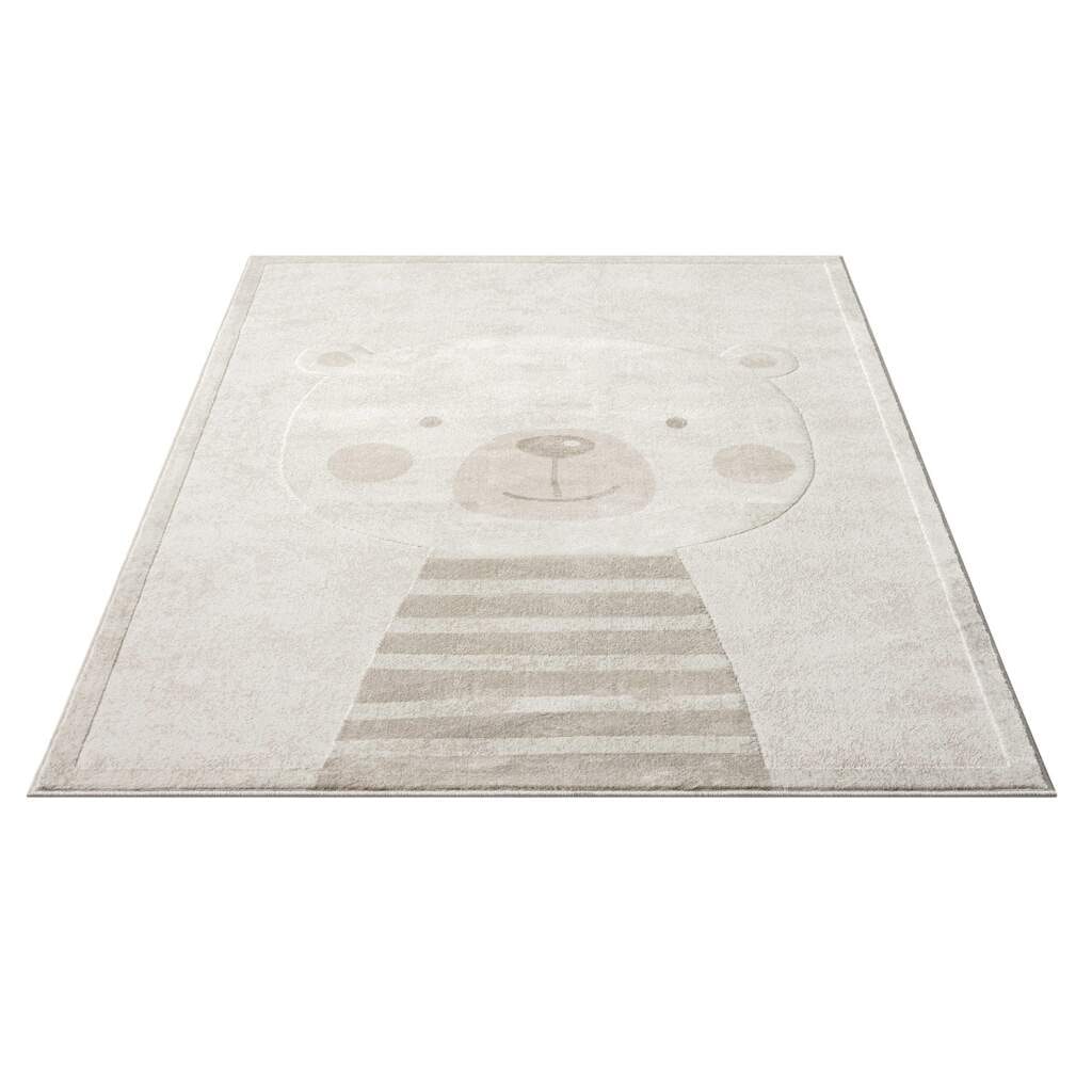 Carpet City Kinderteppich »MARA710«, rechteckig, 11 mm Höhe, Kinderzimmer, Kurzflor,robust,Tiere, Spielzimmer