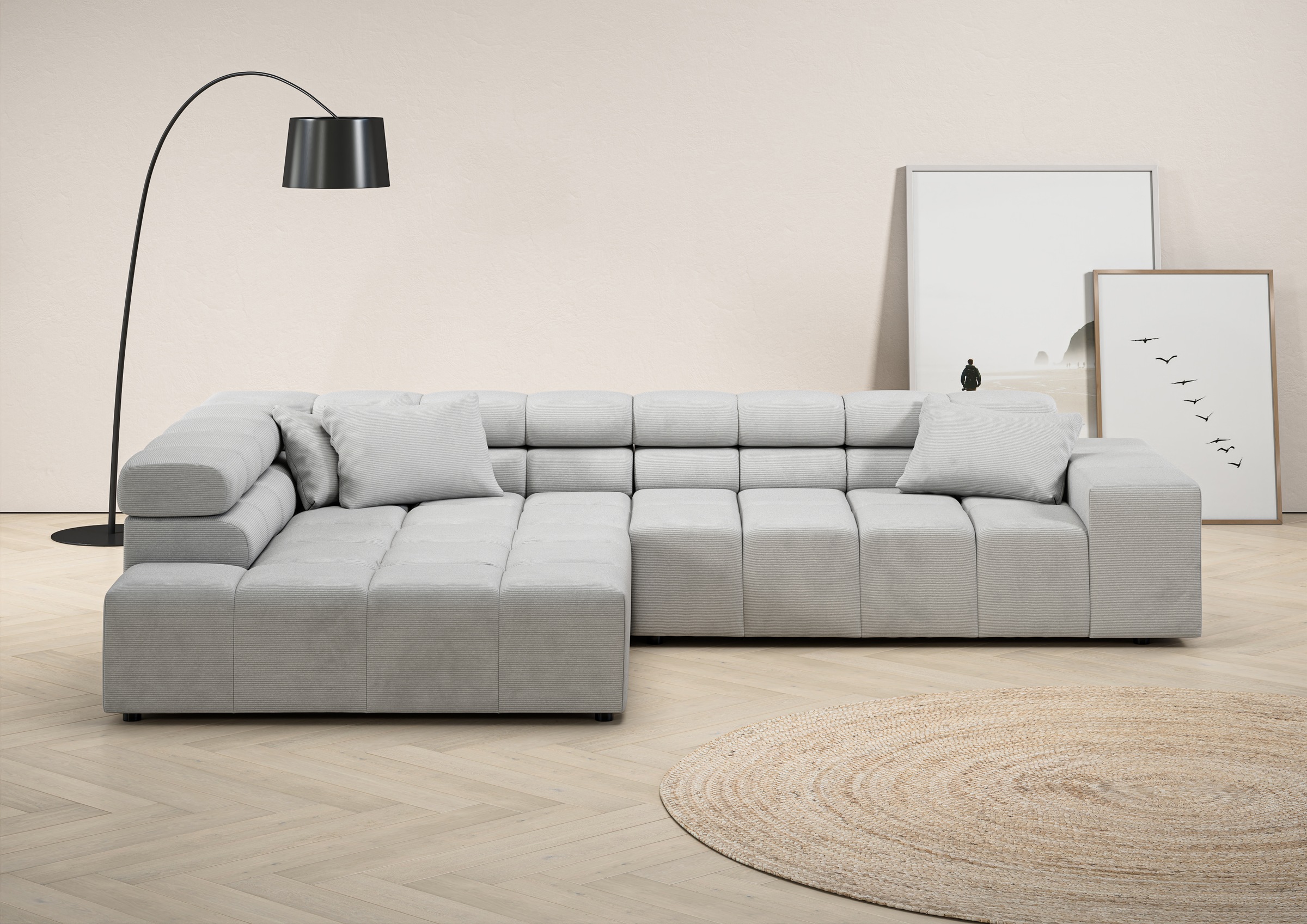Home affaire Ecksofa »Ancona incl. Kopfteilverstellung, OTTOs Choice, Breit günstig online kaufen