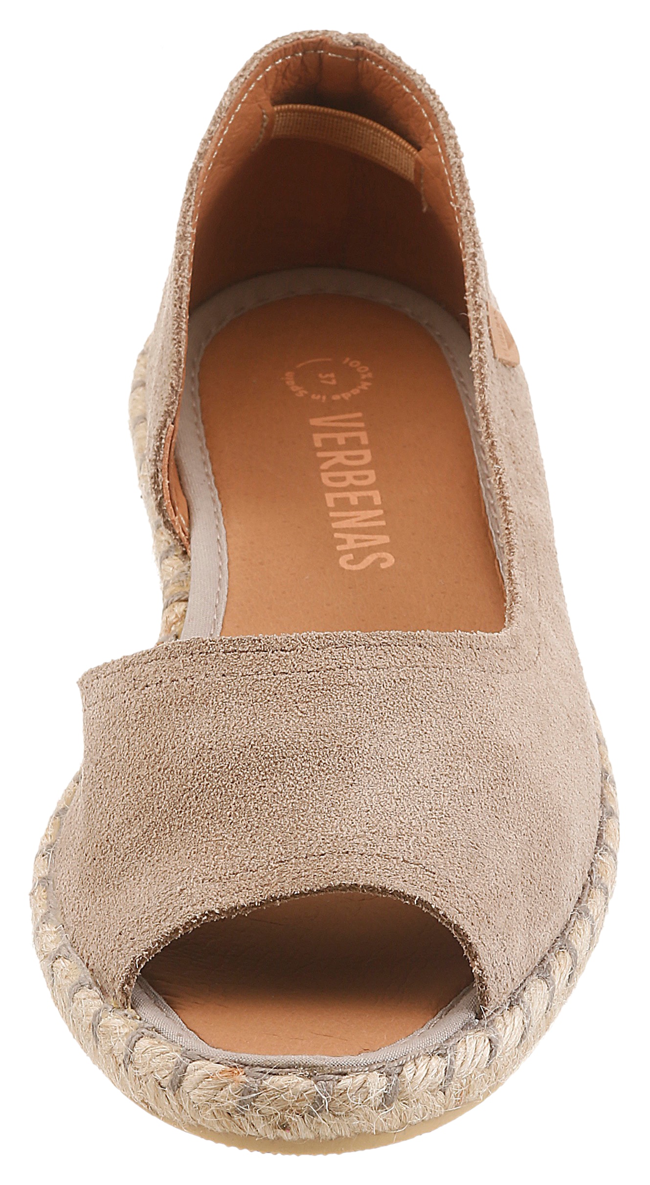 VERBENAS Espadrille »CRUZ SERRAJE«  Sommerschuh, Flat, Slipper, Ballerina in asymmetrischem Look