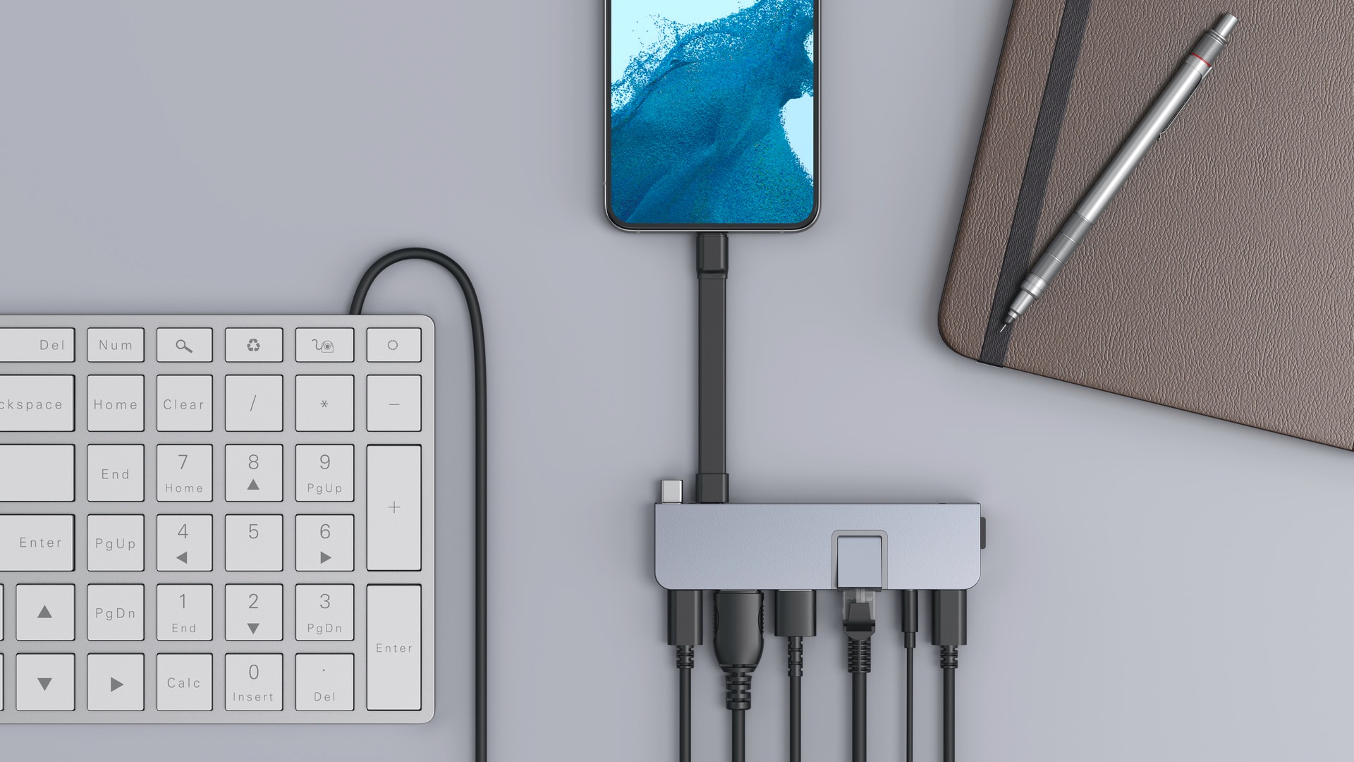 Targus Laptop-Dockingstation »HyperDrive DUO PRO 7-in-2 USB-C Hub für MacBook Pro 2021«