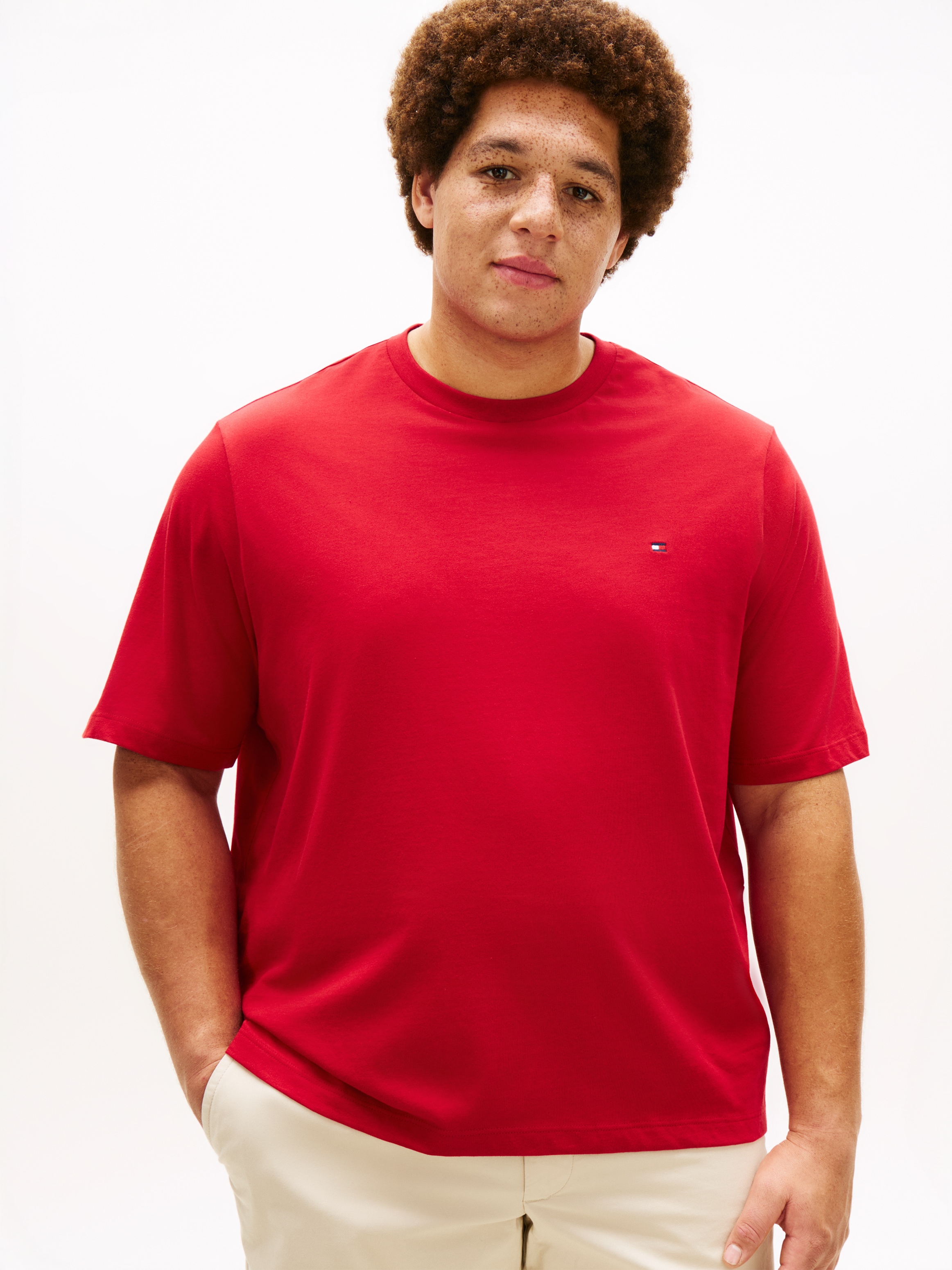 Tommy Hilfiger Big & Tall T-Shirt »BT-ESS SEASONAL REGULAR SOLID« Große Größen