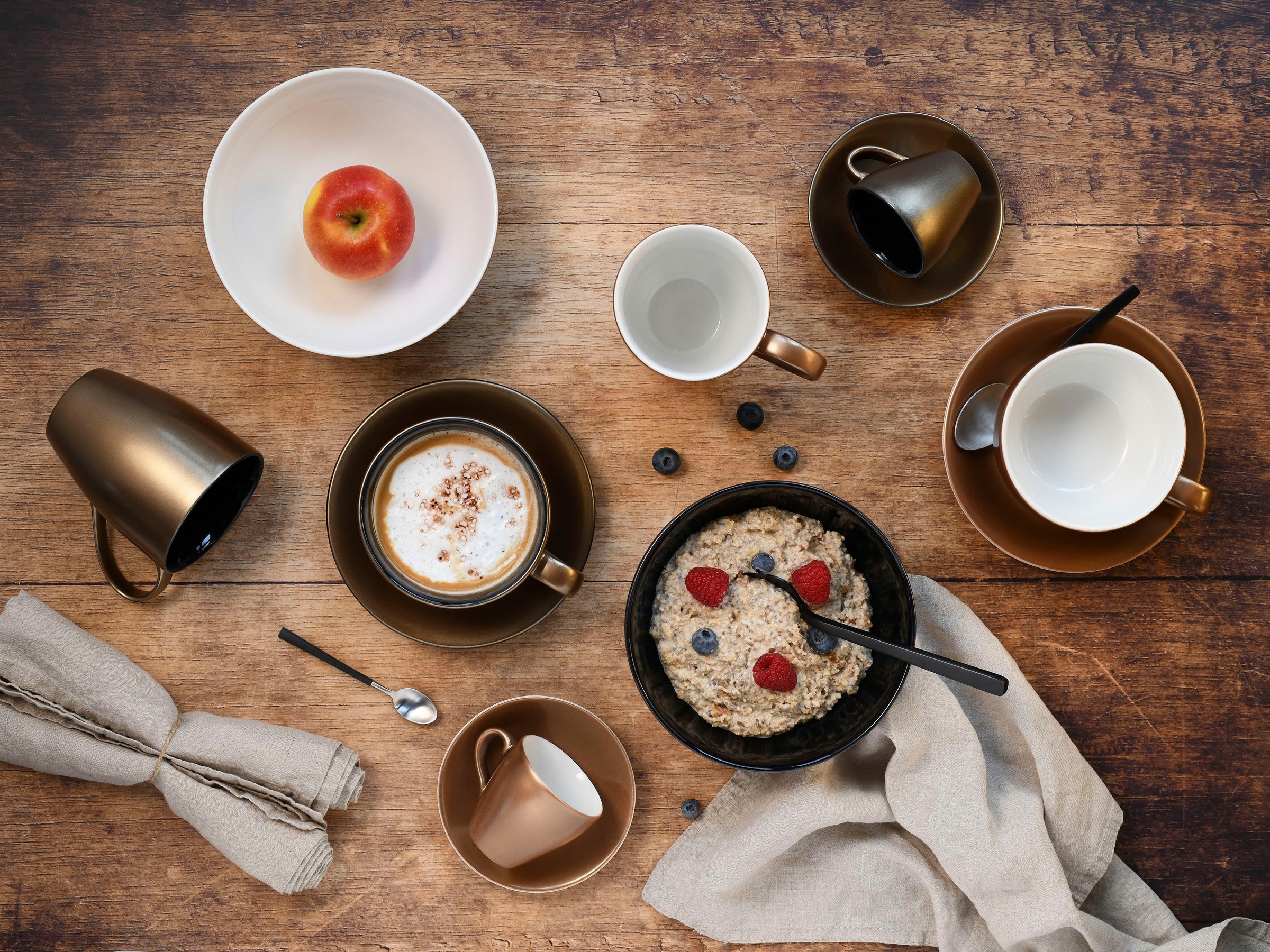 CreaTable Becher »Golden Days«, 2-teiliges Set