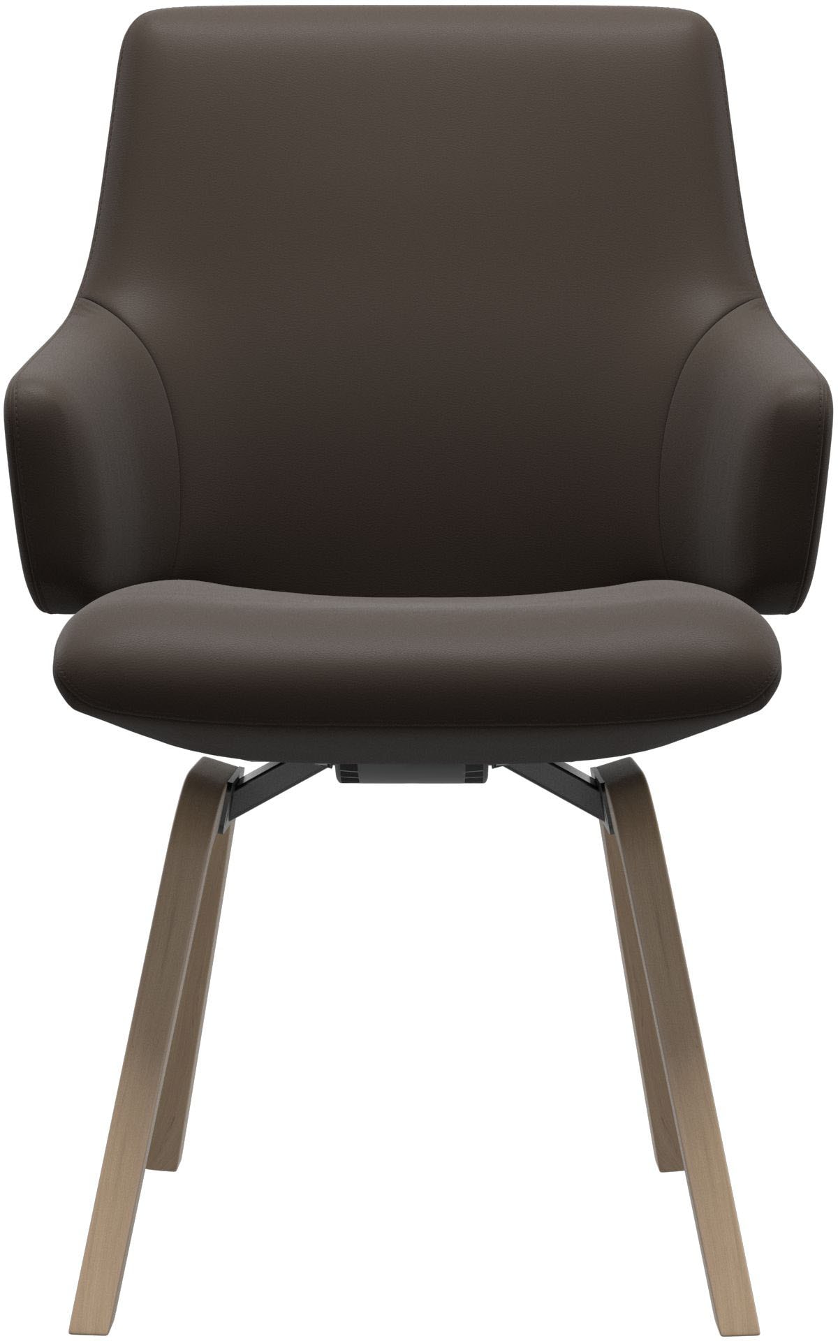 Stressless® Polsterstuhl »Laurel«, Leder BATICK, Low Back mit Armlehne, Größe L, mit schräggestellten Beinen in Schwarz
