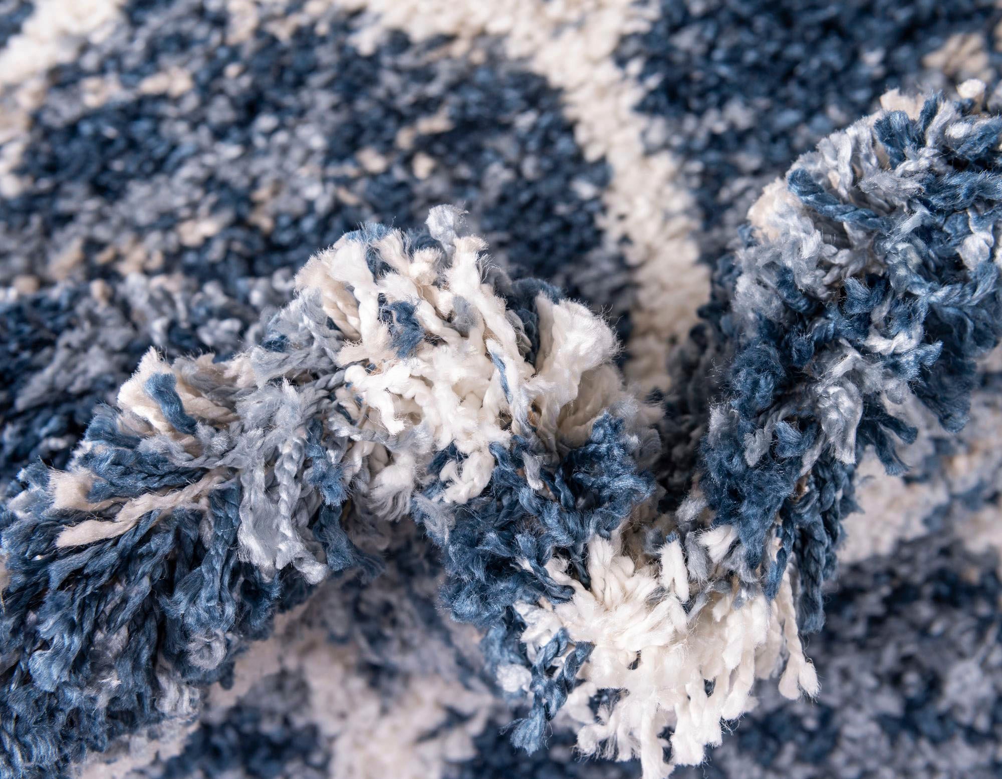 Myflair Möbel & Accessoires Hochflor-Teppich »Top Shag Lagerräumung«, rund, 32 mm Höhe, gewebt, melierte Optik, weich & kuschelig