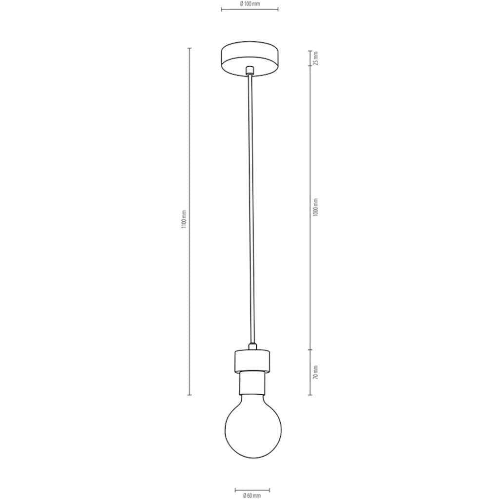 BRITOP LIGHTING Pendelleuchte »CLARTE«, 1 flammig-flammig