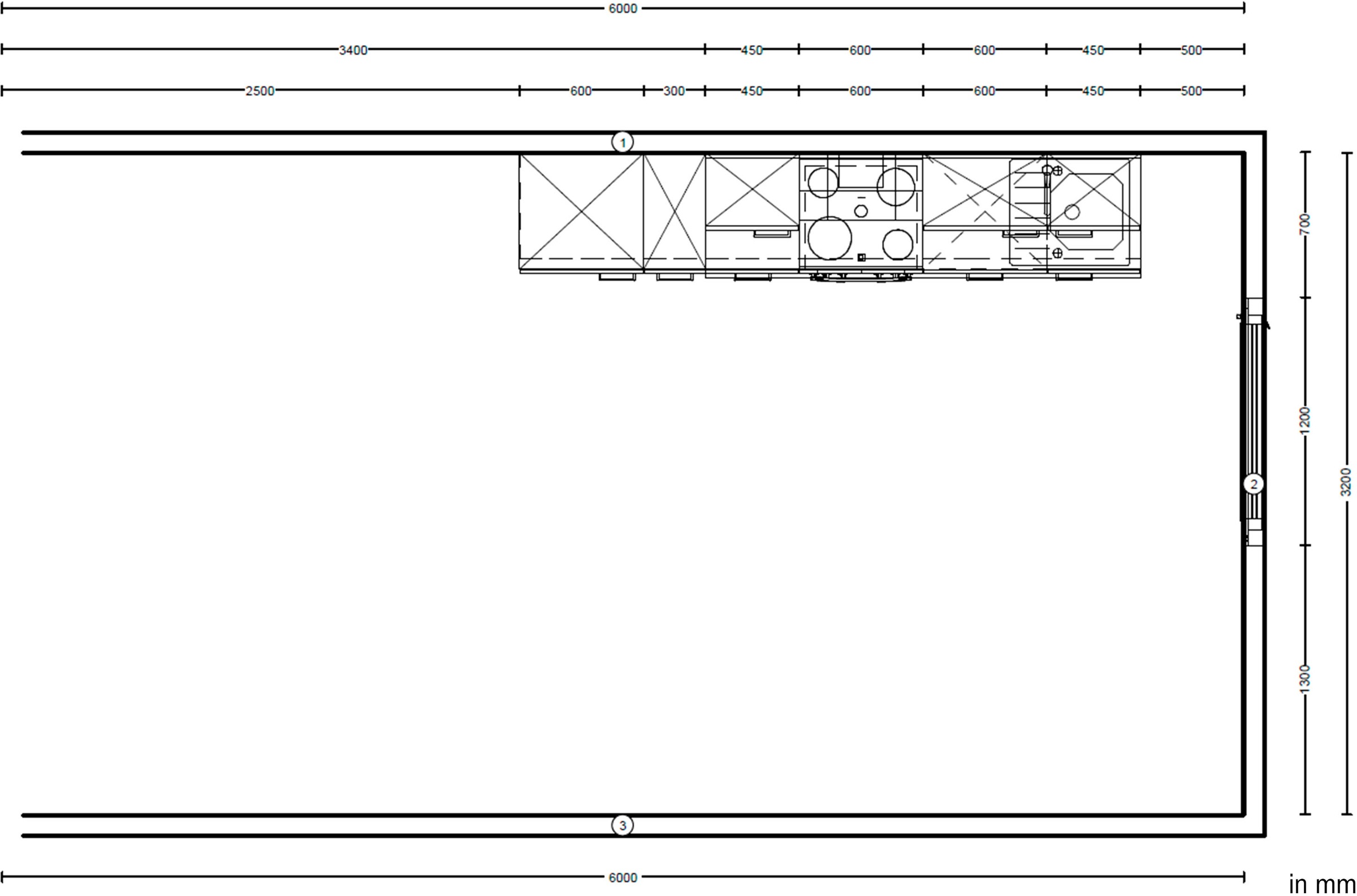 nobilia® Küchenzeile »"Touch II"« vormontiert, Ausrichtung wählbar, Breite 300 cm, wahlw. mit E-Geräten