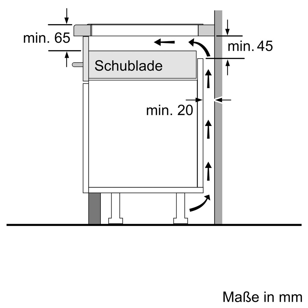 Constructa Backofen-Set »CX5BI608«, CF3M61052, mit Teleskopauszug nachrüstbar, Hydrolyse