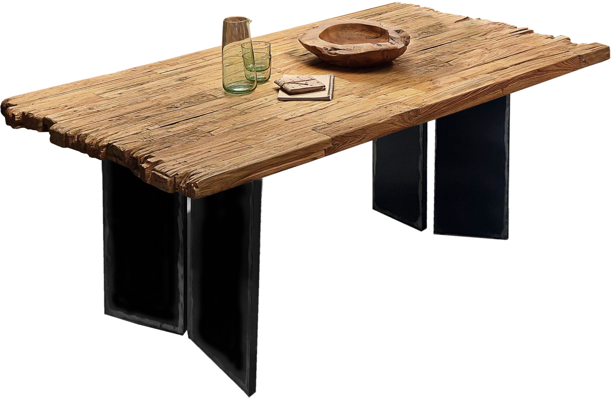 INOSIGN Esstisch 1 Stk. tlg. mit Bruchkante an den kurzen Seiten günstig online kaufen