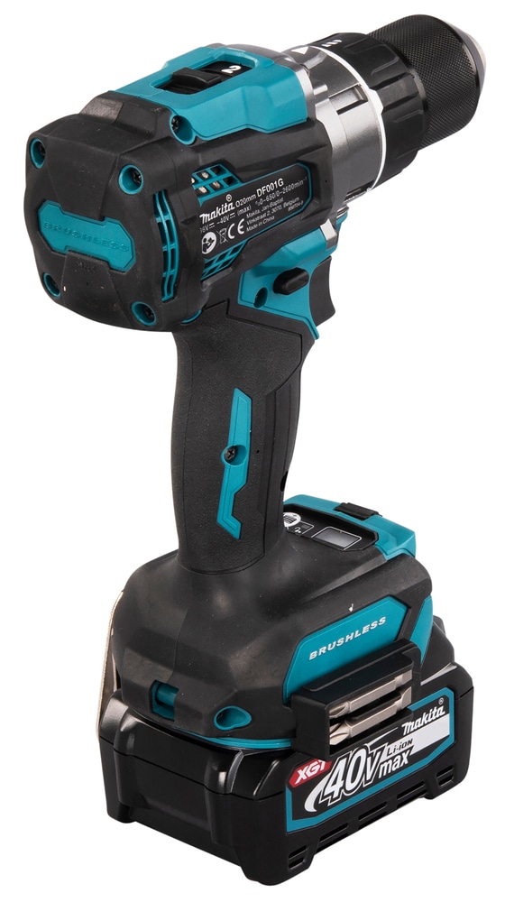 Makita Akku-Bohrschrauber »»DF001GD201««, (XGT, 40V max., 140 Nm, 0-2.600 min-1), Inkl. MAKPAC Größe 3, Schnellladegerät DC40RA und 2x BL4025 Akkus