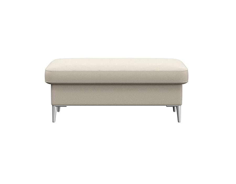 FLEXLUX Pouf »Fiore«, Kaltschaum, Füße Alu