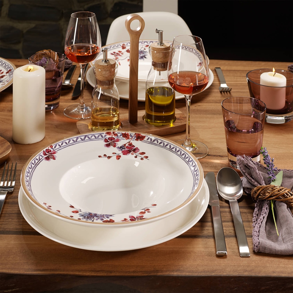 Villeroy & Boch Suppenteller »Suppenteller Artesano Provençal Lavendel ø 25,6 cm bunt«