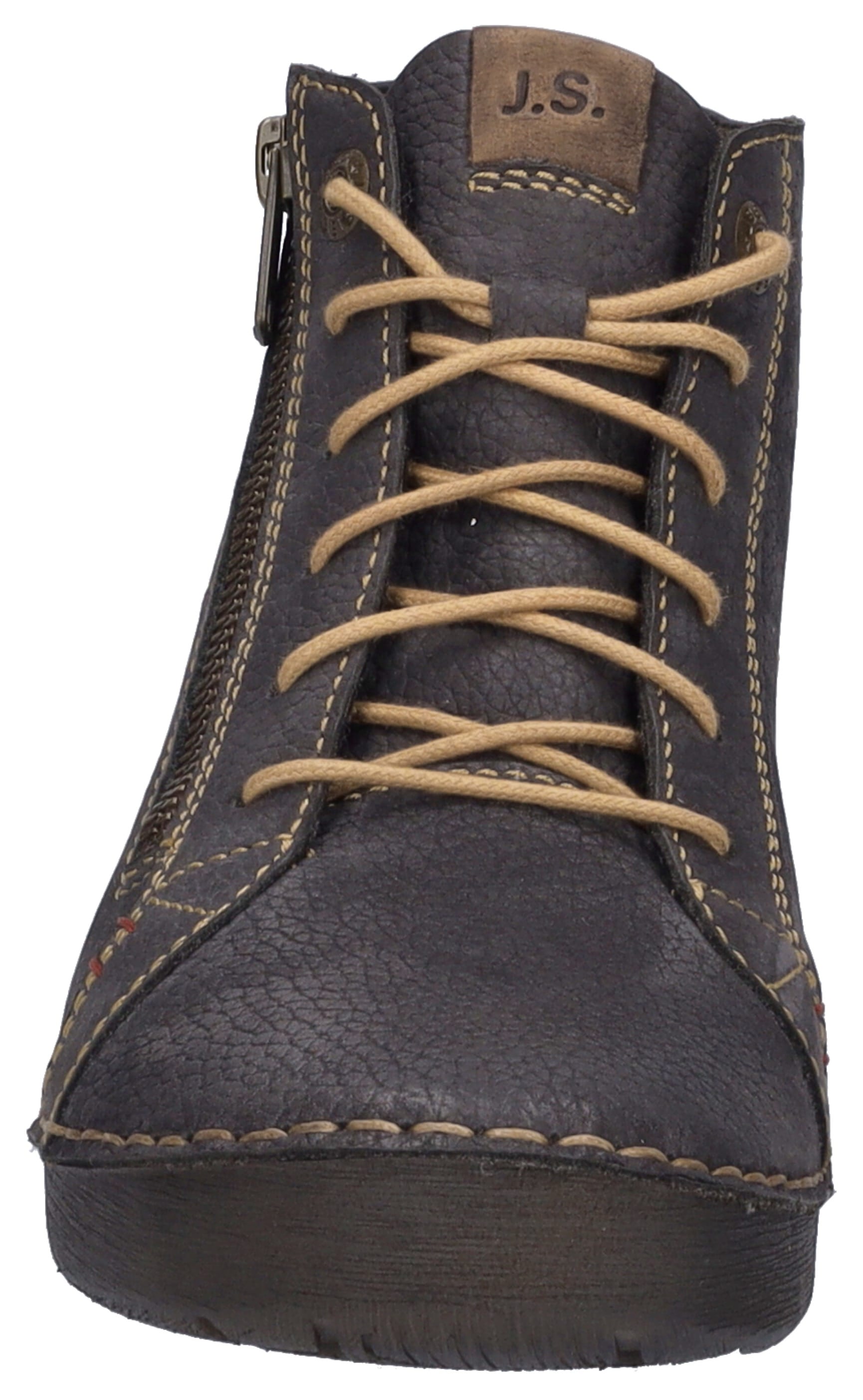 Josef Seibel Schnürstiefelette »Fergey 67«, Schnürstiefel, Winterstiefel, Bequemschuh mit Reißverschluss