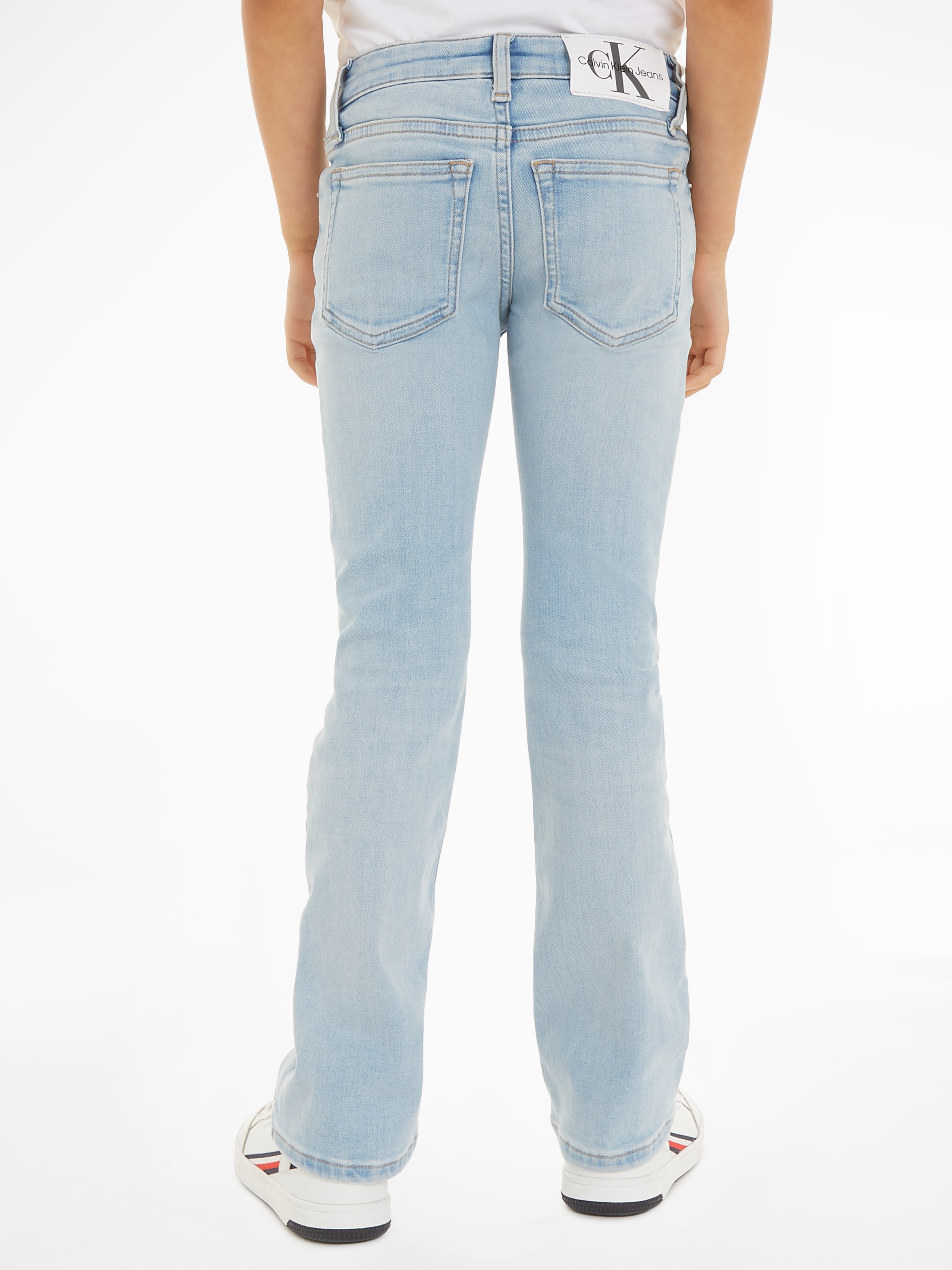 Calvin Klein Jeans Stretch-Jeans »MR FLARE LIGHT SKY BLUE STR«, Kinder bis 16 Jahre