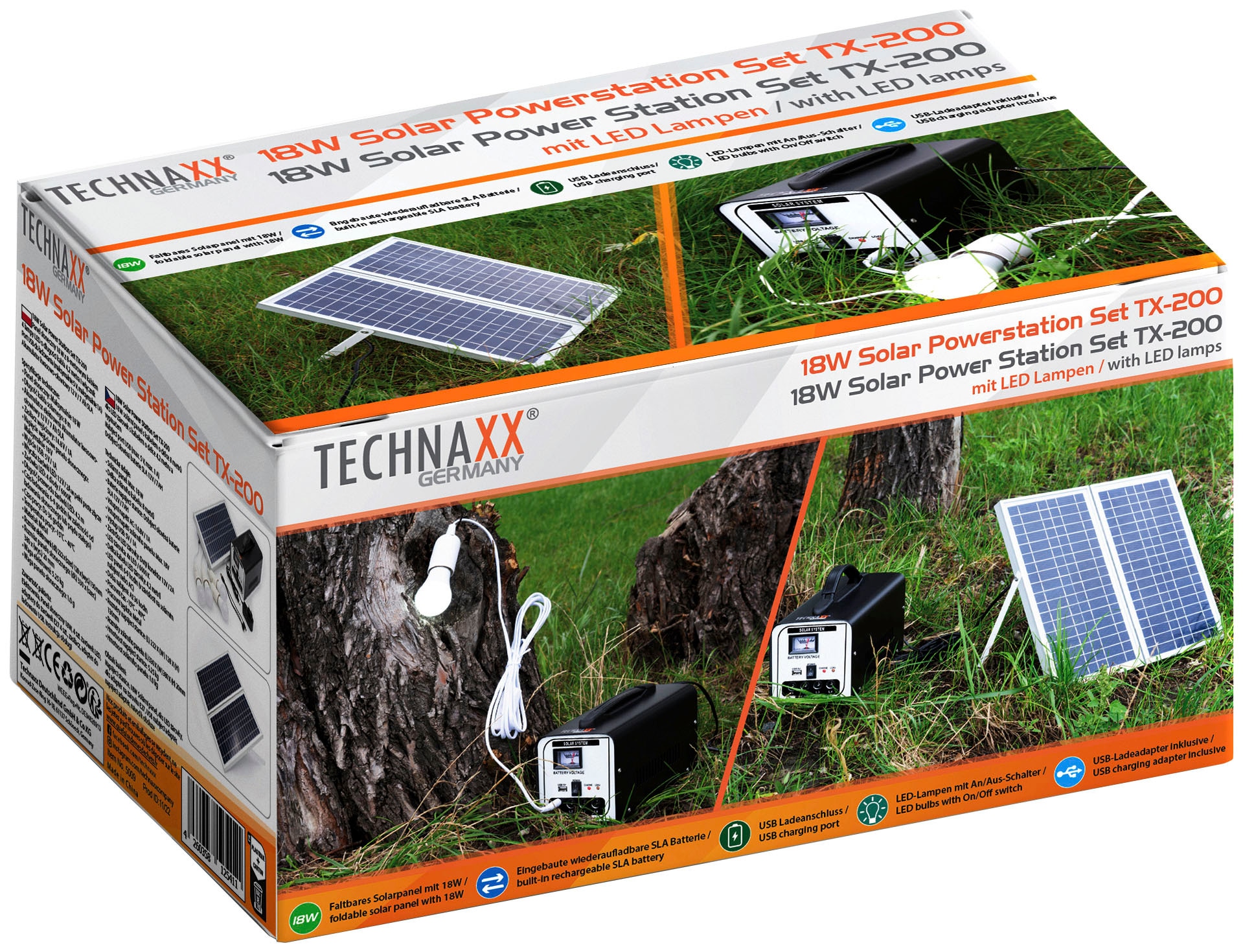 Technaxx Solaranlage »TX-200«, 18 W