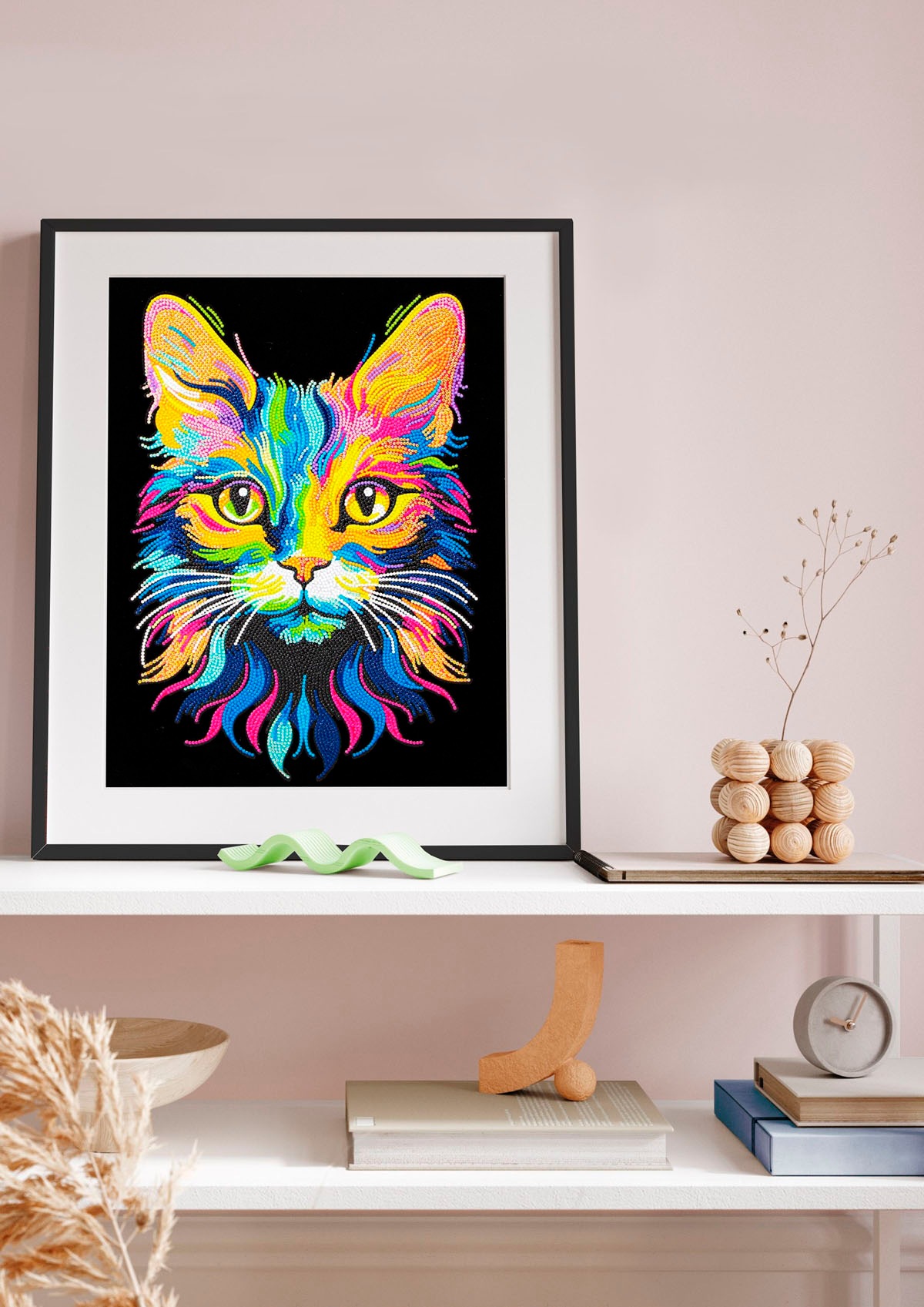 Diamond Dotz Kreativset »Diamond Painting Neon Katze«