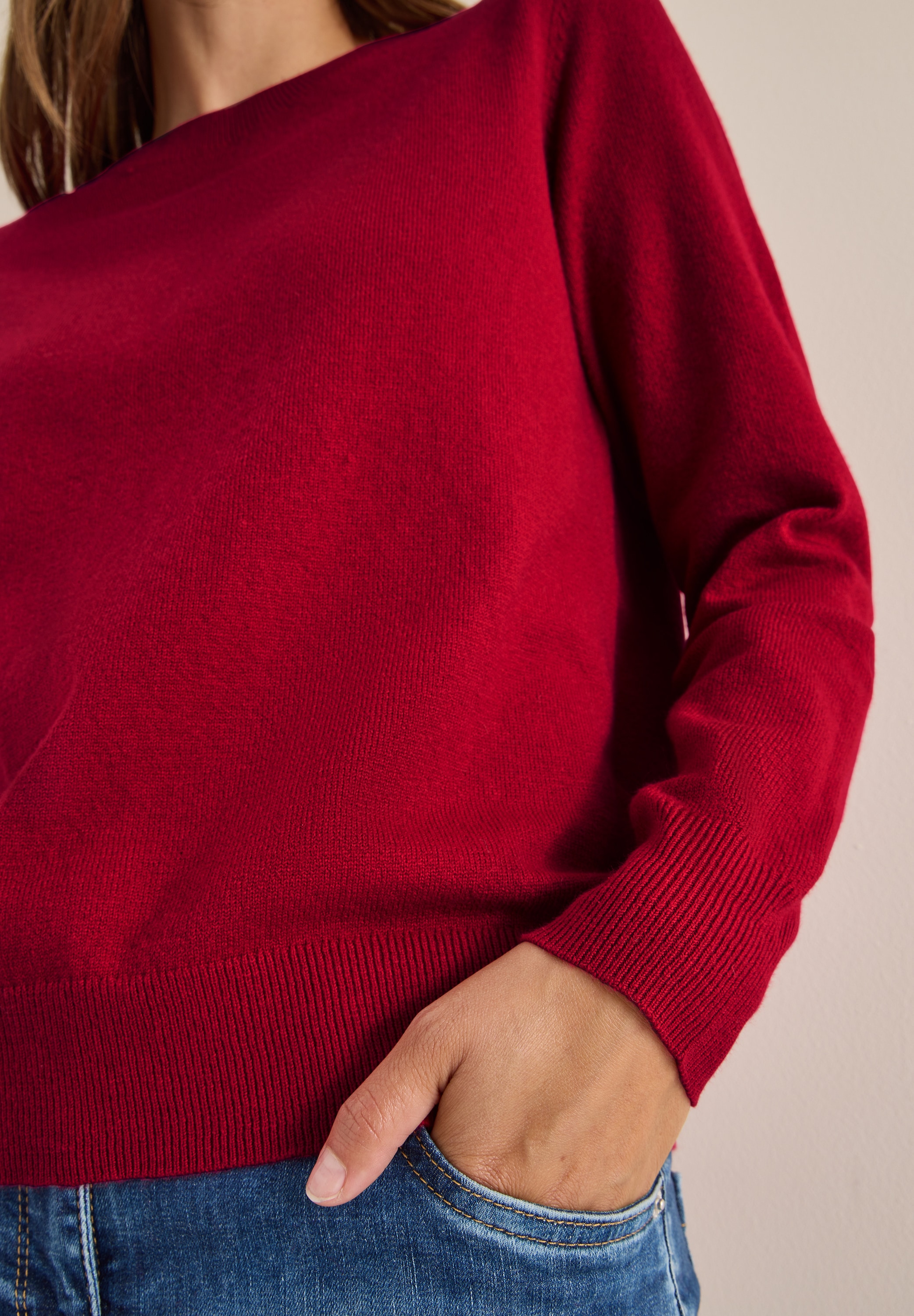 Cecil Strickpullover Rundhalspullover, Regular Fit,