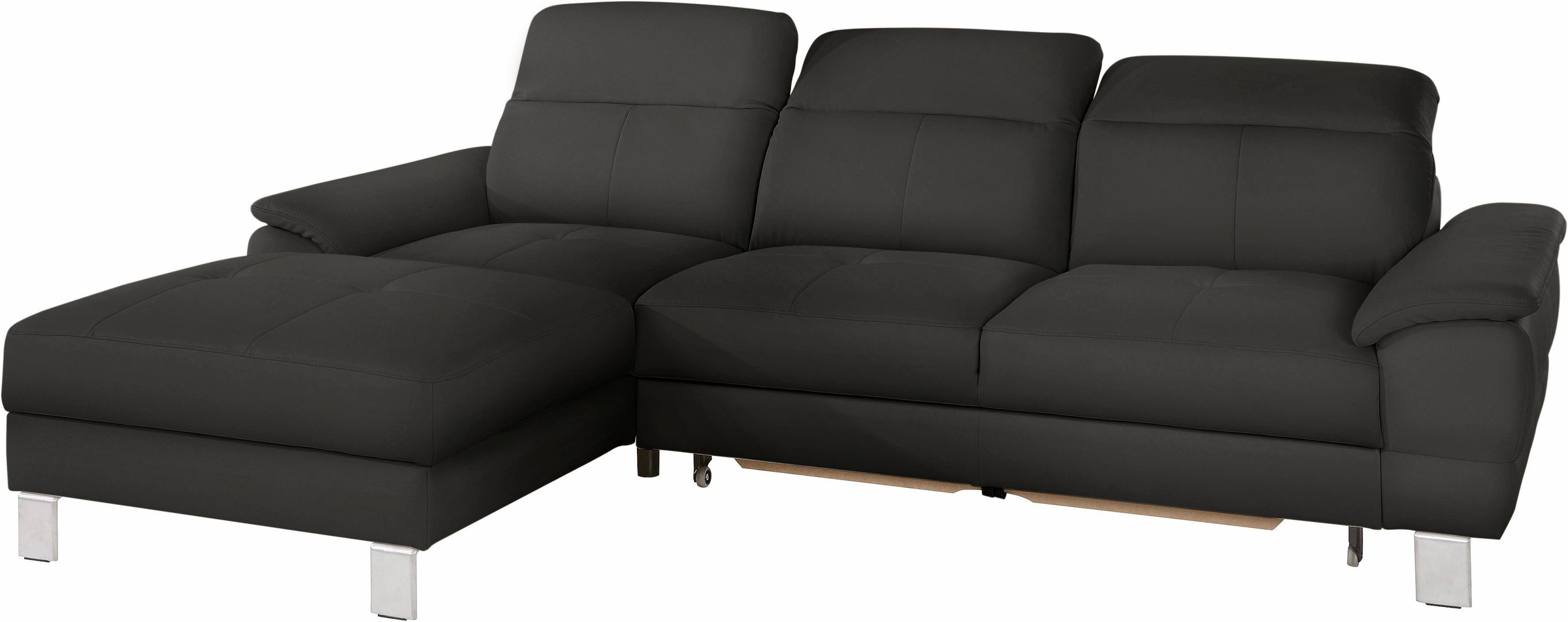exxpo - sofa fashion Ecksofa »Mantua 2, L-Form«, mit Kopf- bzw. Rückenverstellung, wahlweise mit Bettfunktion