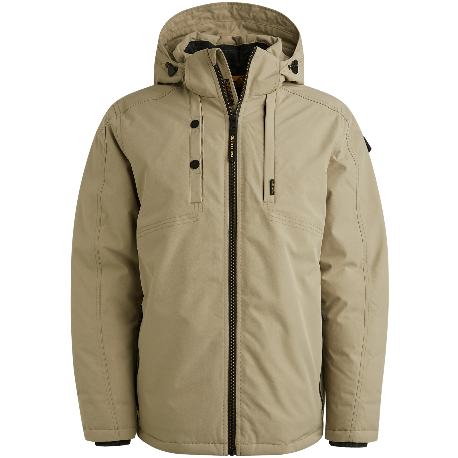 PME LEGEND Winterjacke mit Kapuze Taschen mit Reißverschluss