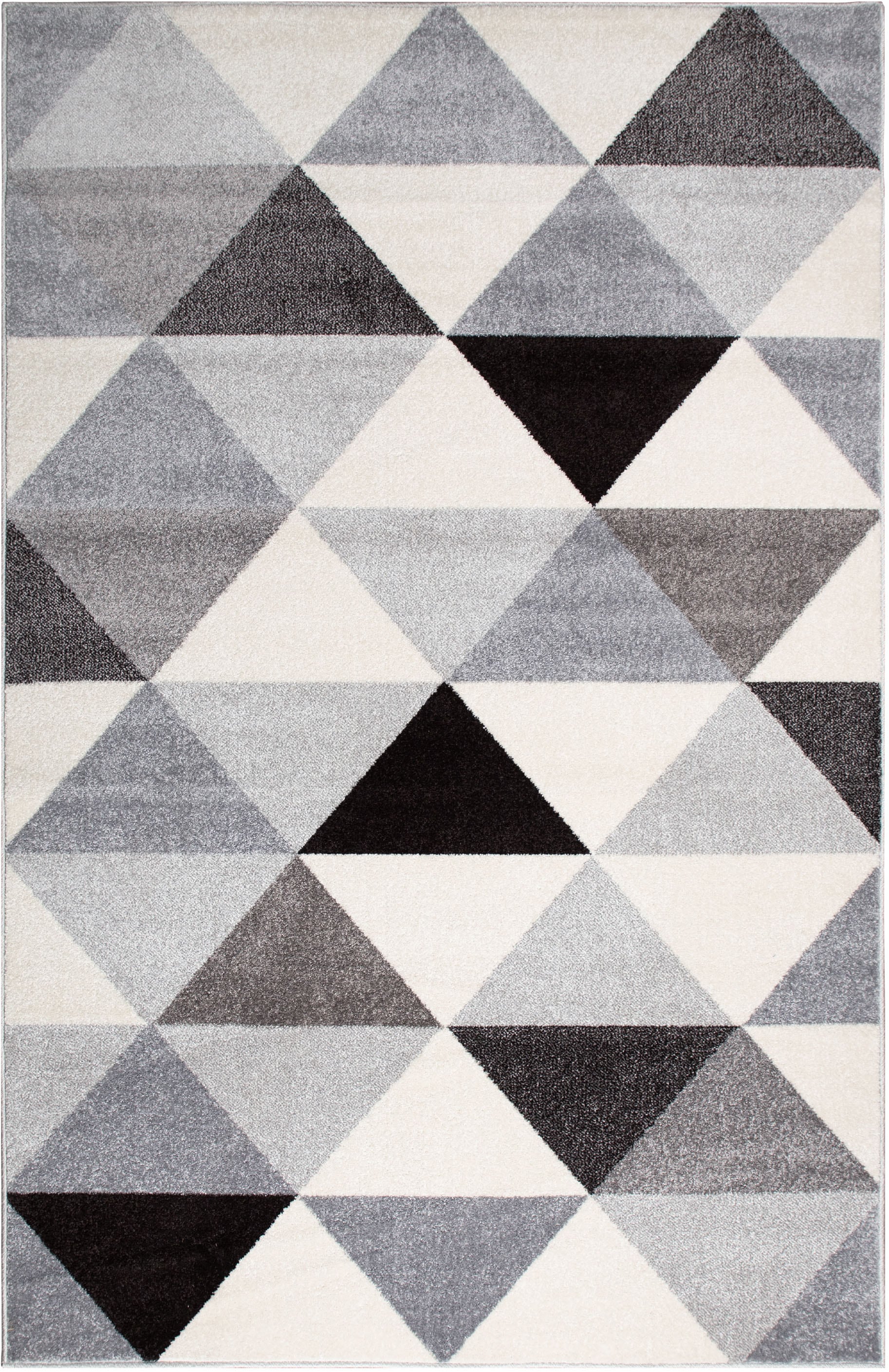 my home Teppich »Berlad Geo«, rechteckig, 9 mm Höhe, mit besonders weichem Flor, Kurzflor, modernes geometrisches Design