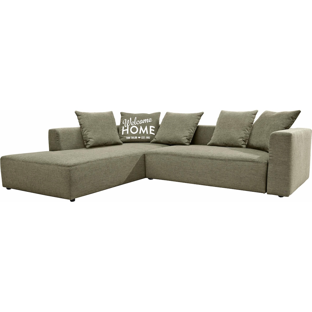 TOM TAILOR HOME Ecksofa »HEAVEN CASUAL XL«, aus der COLORS COLLECTION, wahlweise mit Bettfunktion & Bettkasten