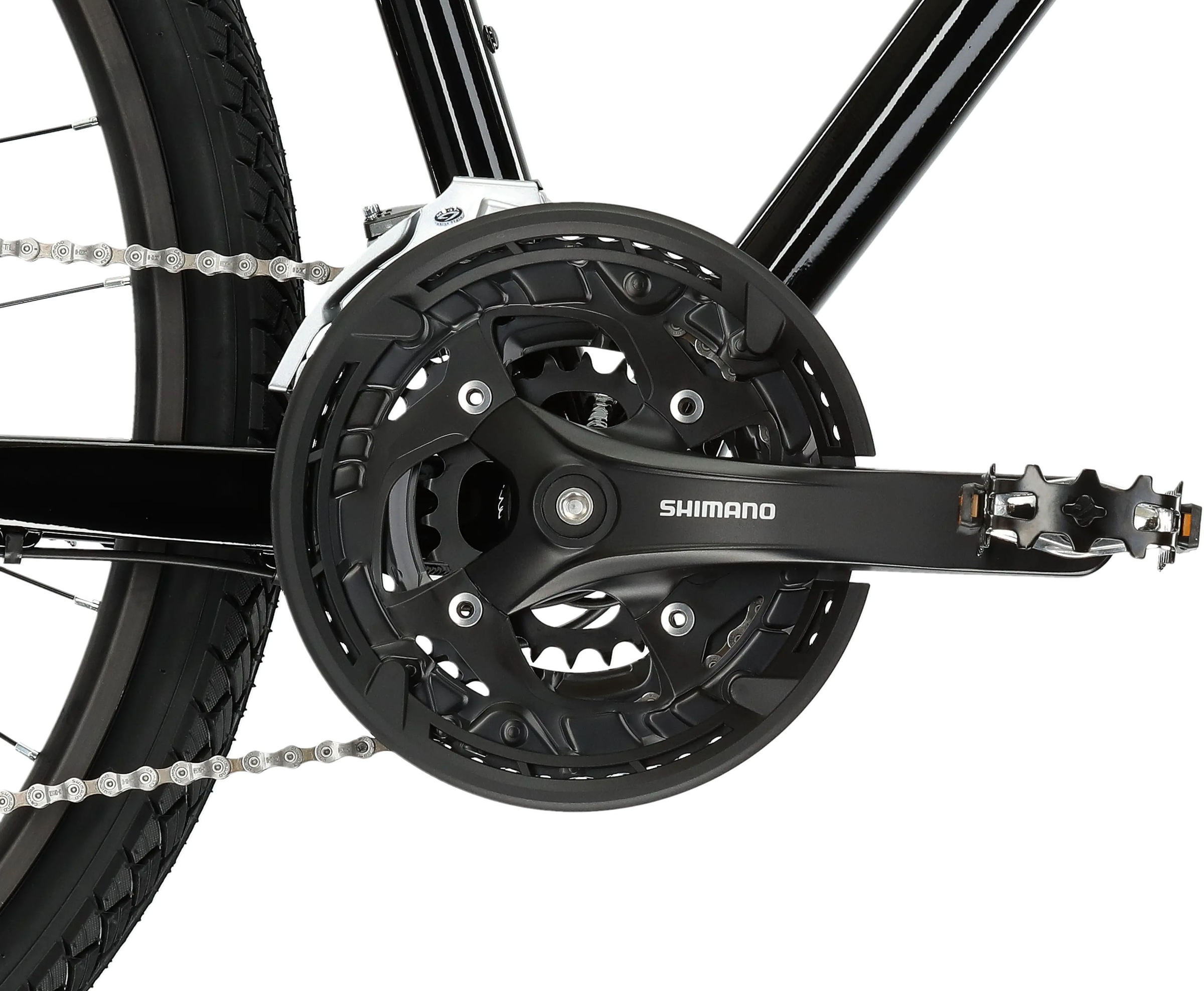 Kross Crossrad »KROSS Crossbike Evado 5.0 28" schwarz 27 Gänge«, 27 Gang, Shimano, ACERA T3000 Schaltwerk, Kettenschaltung