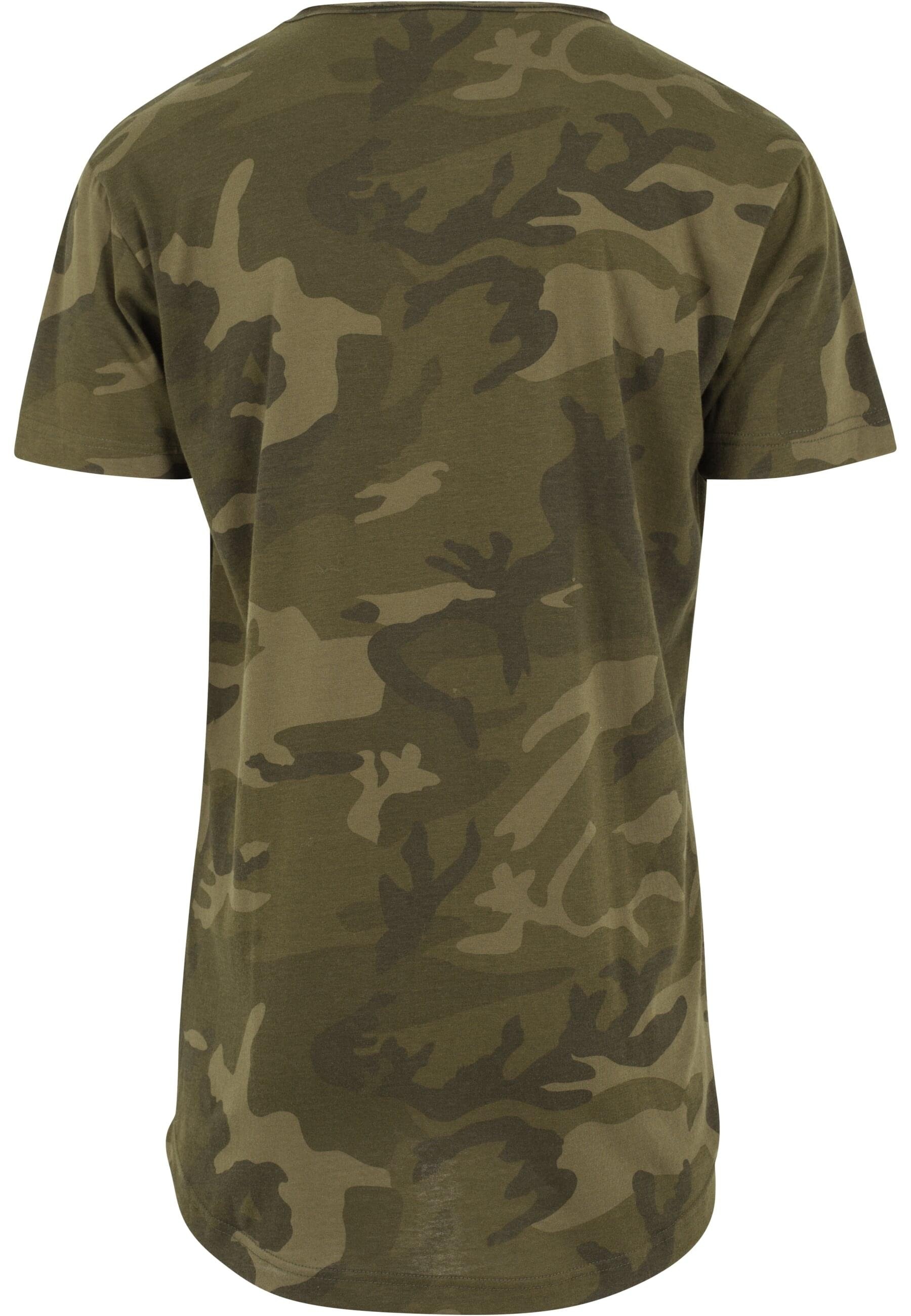 URBAN CLASSICS Kurzarmshirt »Urban Classics Herren Camo Shaped Long Tee« 1 Stk.