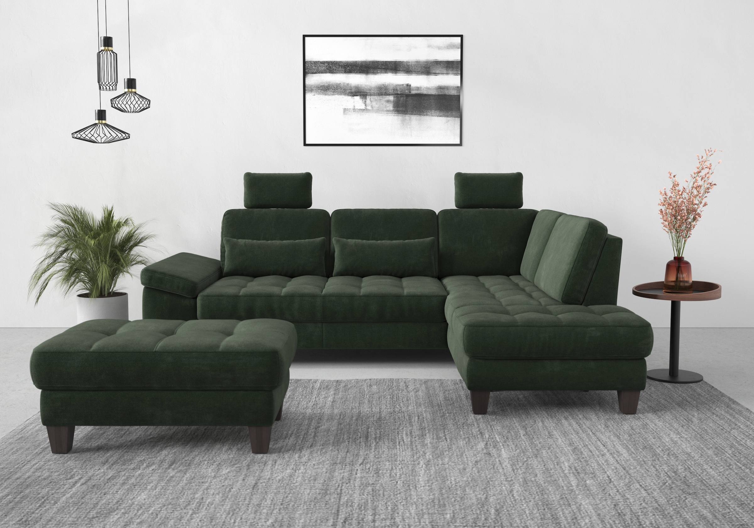 sit&more Stauraumhocker »Westham«, wahlewise mit/ohne Federkern
