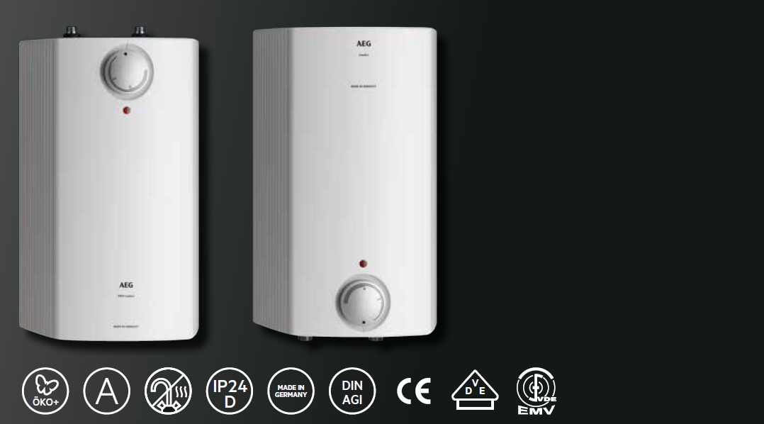 AEG Haustechnik Kleinspeicher »Hoz 5 Comfort, Übertischboiler 5 Liter«, Niederdruck, mit Stecker, niedriger Standby-Verbrauch