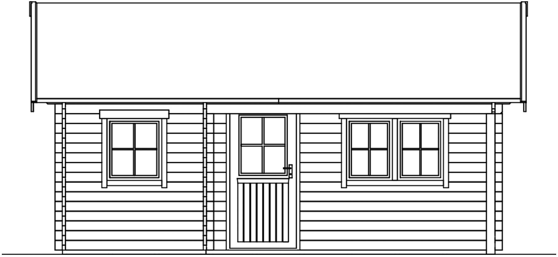 Skanholz Gartenhaus »St. Moritz«