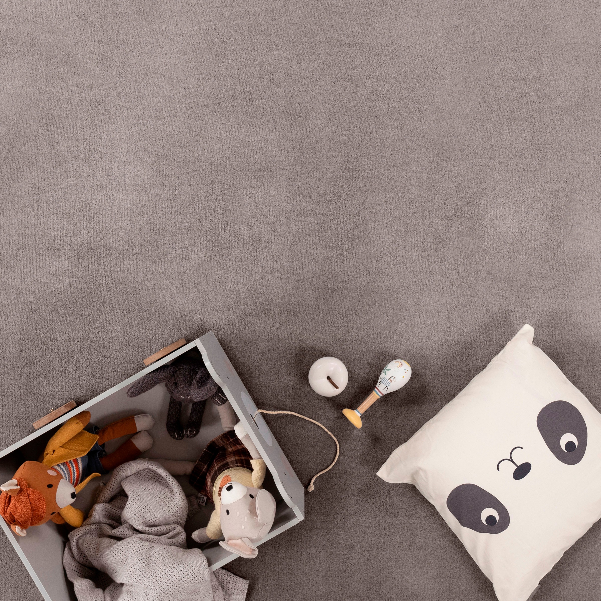 Paco Home Teppich »Tatami 475«, rechteckig, 24 mm Höhe, Kurzflor, Uni-Farben, mit Memory Foam, waschbar