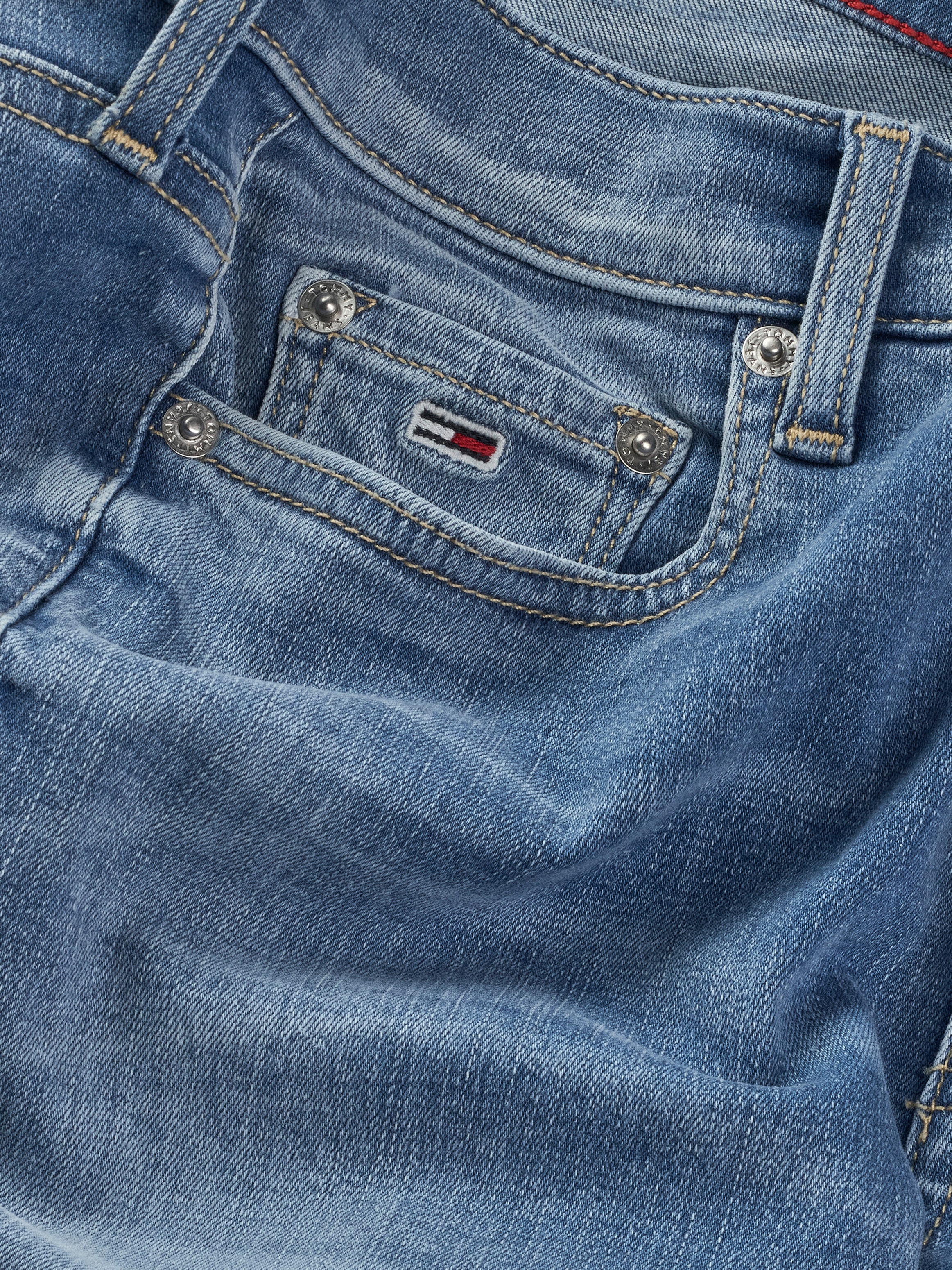 Tommy Jeans Skinny-fit-Jeans »NORA MR SKNY AH1280«, mit Logo-Badge