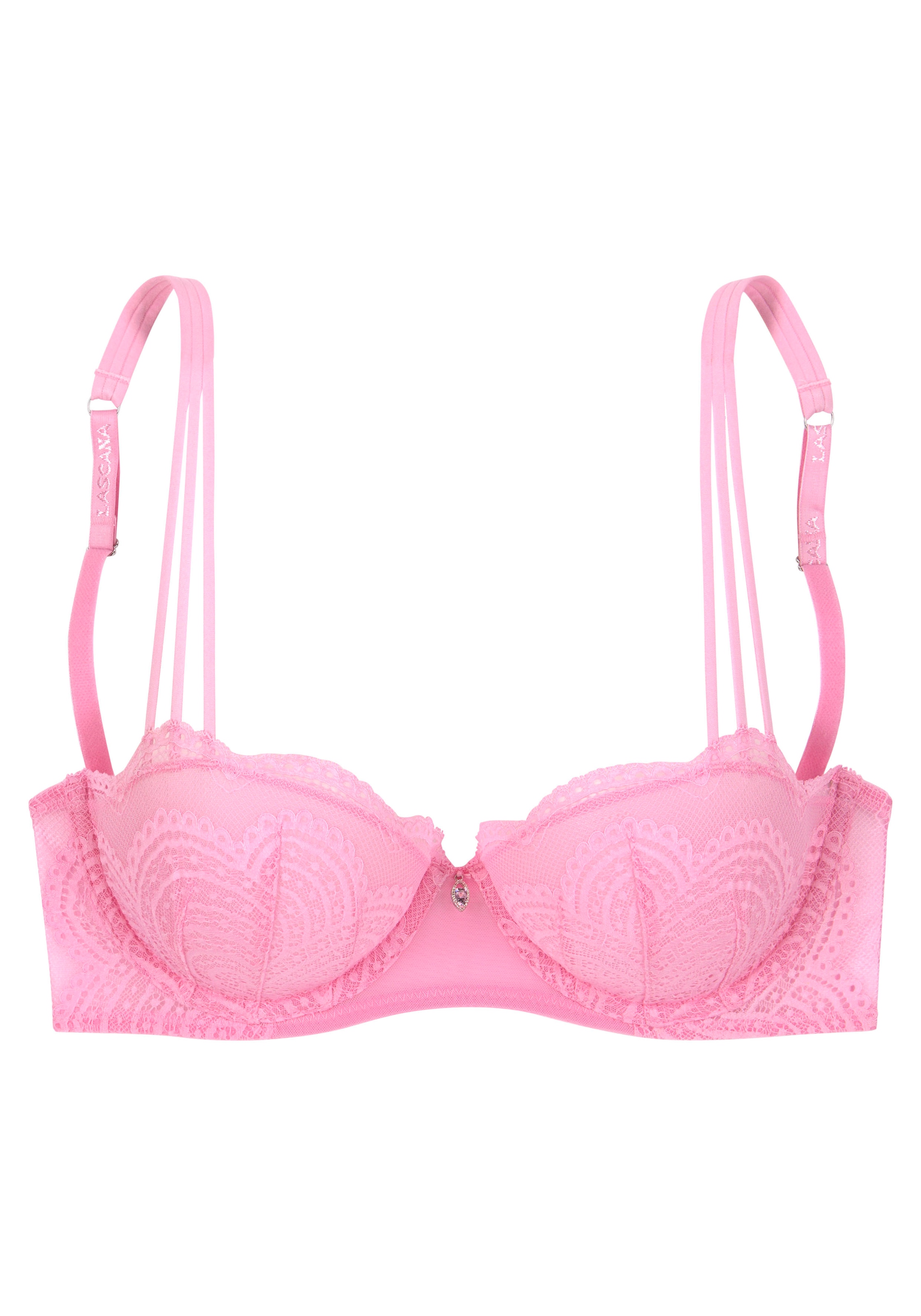 LASCANA Balconnet-BH »Kira«, mit anteilig recyceltem Polyamid in der Spitze, sexy Dessous