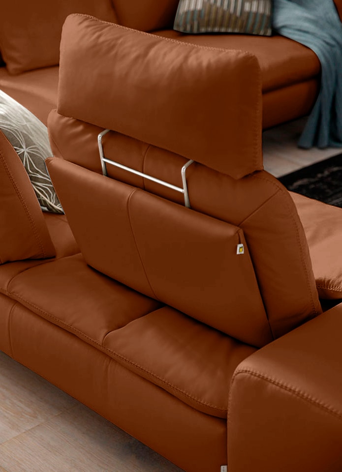 W.SCHILLIG Ecksofa »valentinoo, Designsofa, elegant und bequem, L-Form«, (Set), mit Sitztiefenverstellung, Breite 318 cm
