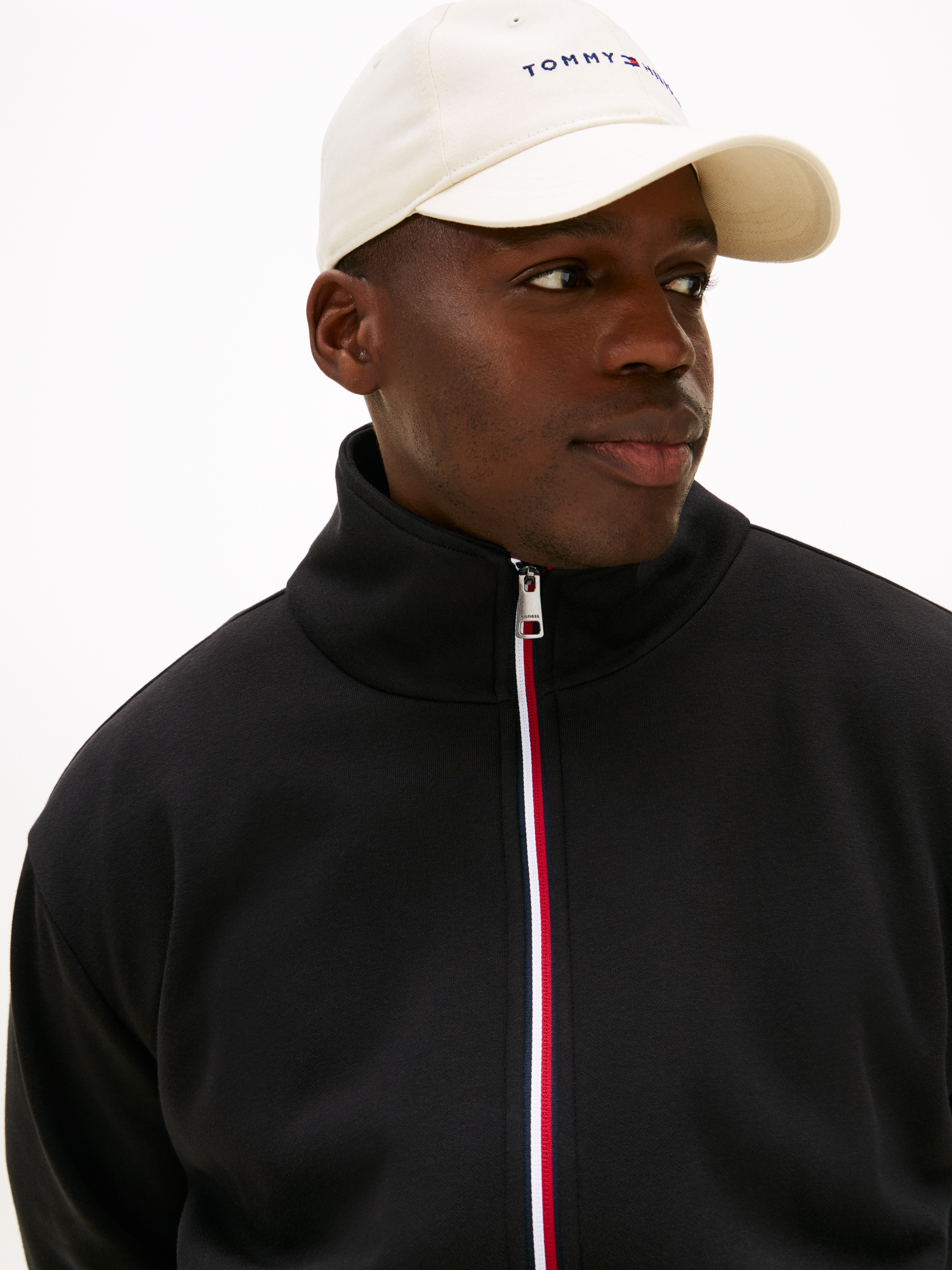 Tommy Hilfiger Big & Tall Sweatjacke »GLOBAL STRIPE ZIP«, Große Größen