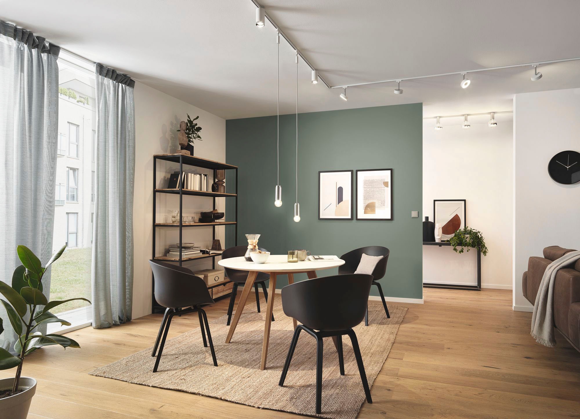 Paulmann Schienensystem-Leuchten »URail Spot Circle 1x5W 3000K 230V«, 3-Step-Dimmbar