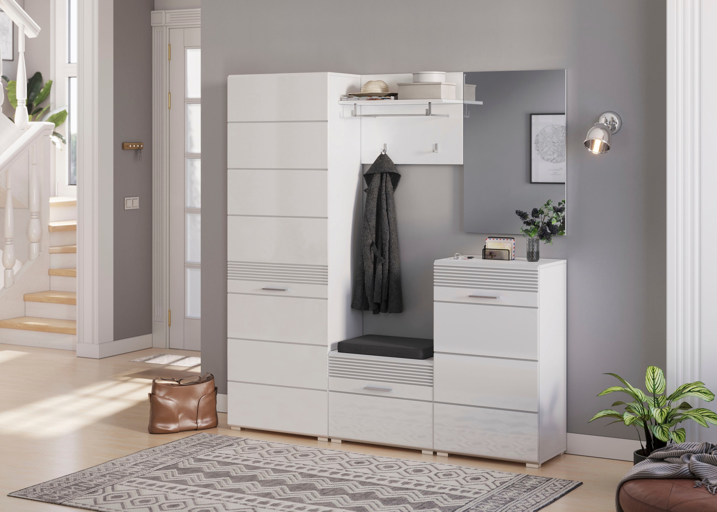 INOSIGN Garderobenspiegel »Malmö, Höhe 85 cm, rahmenlose Optik, hochwertiges Spiegelglas«, Spiegel, Wandspiegel, Flurspiegel, Dielenspiegel