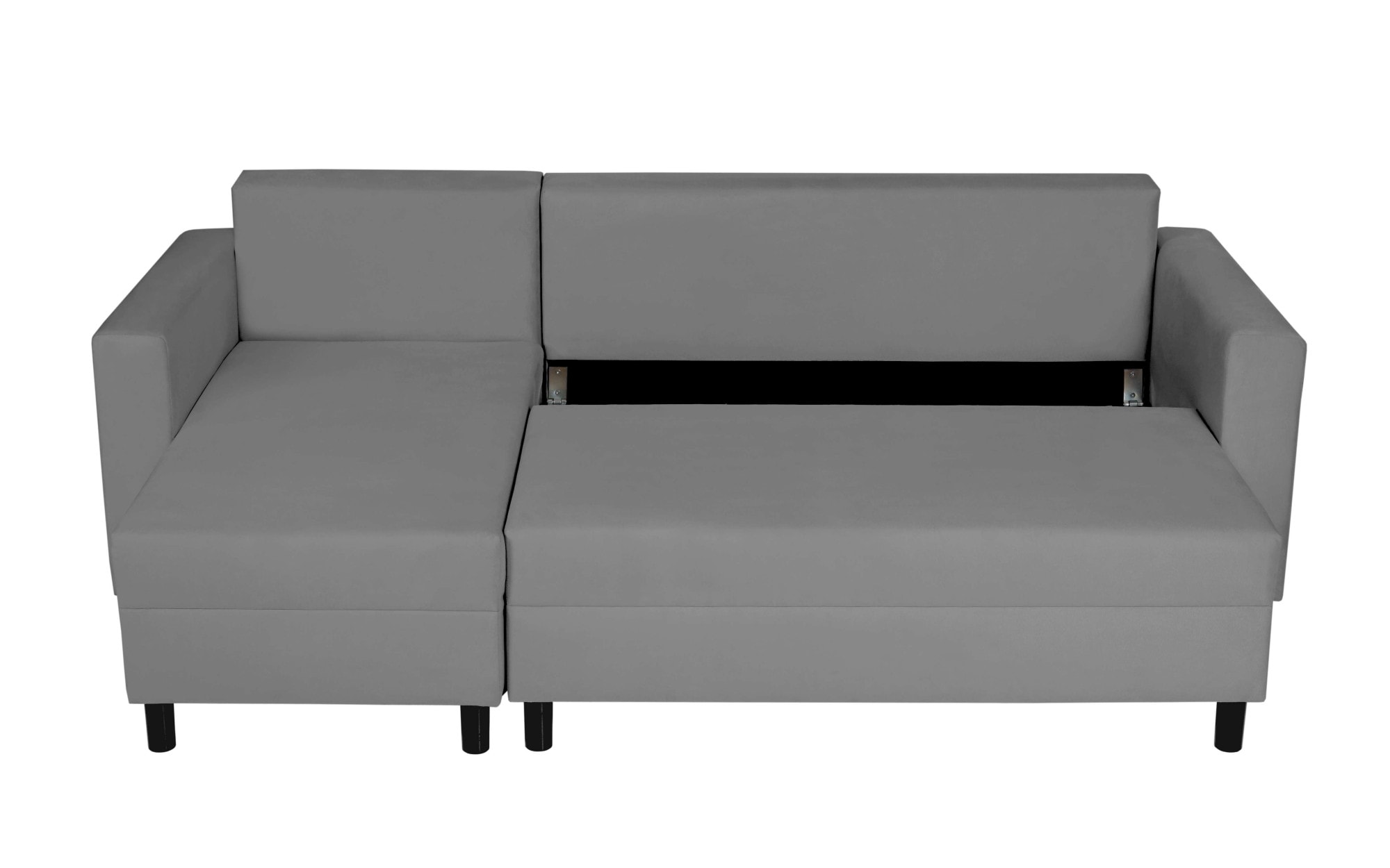 INOSIGN Ecksofa »GLENOE Schlafsofa mit Bettkasten, Recamiere beidseitig montierbar«, L-Form, Maße B/T/H: 230/135/84,5 cm, Velvet & Struktur weich