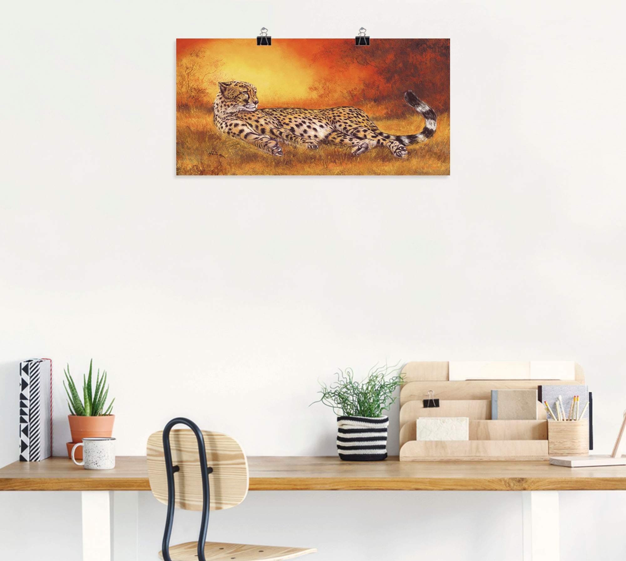 Artland Wandbild »Gepard«, Geparden Bilder, (1 St.), als Alubild, Outdoorbi günstig online kaufen