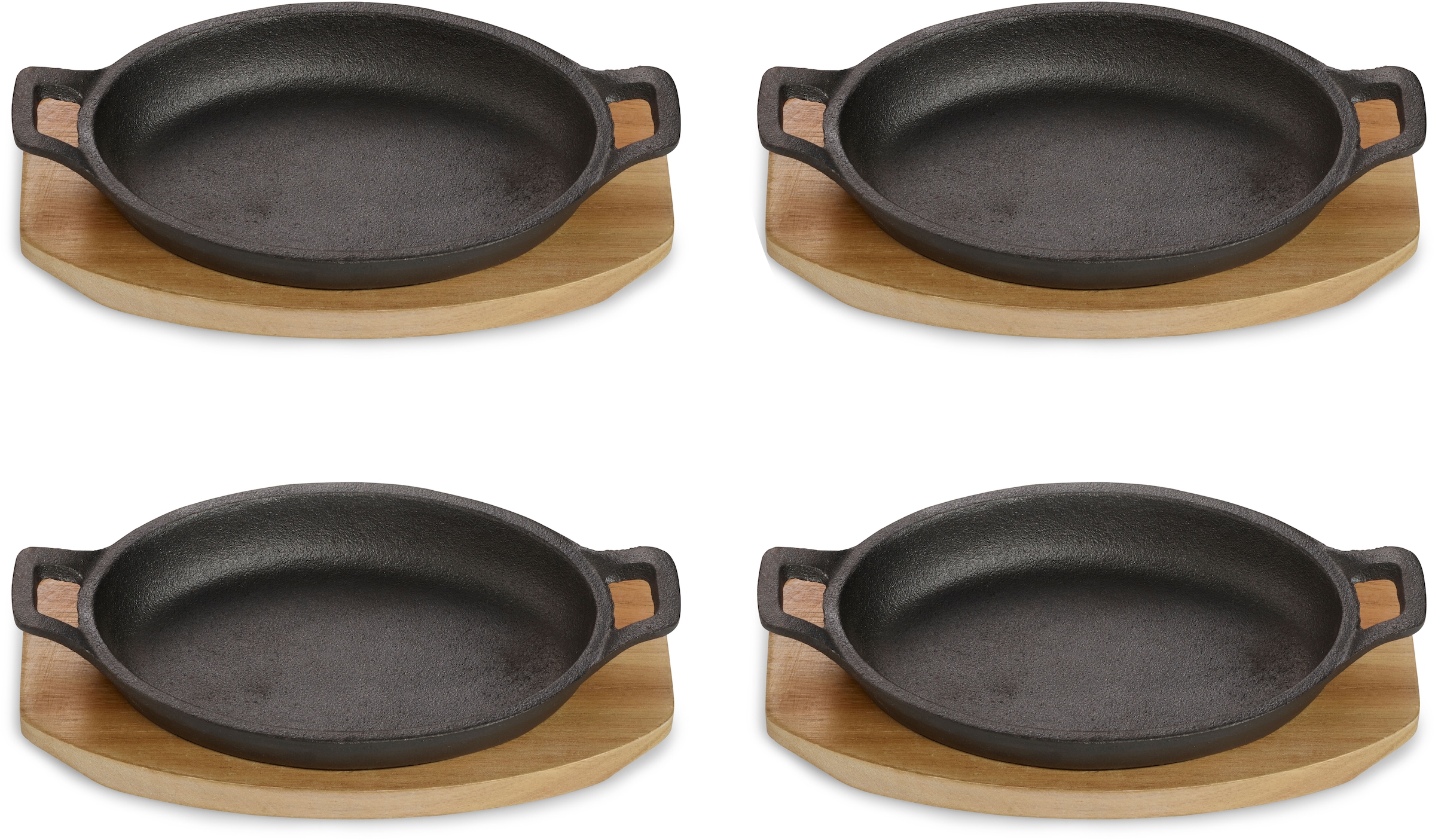 ECHTWERK Servierpfanne »4x Servierschale "BIG"« Gusseisen Set, 4 Stk. tlg. günstig online kaufen