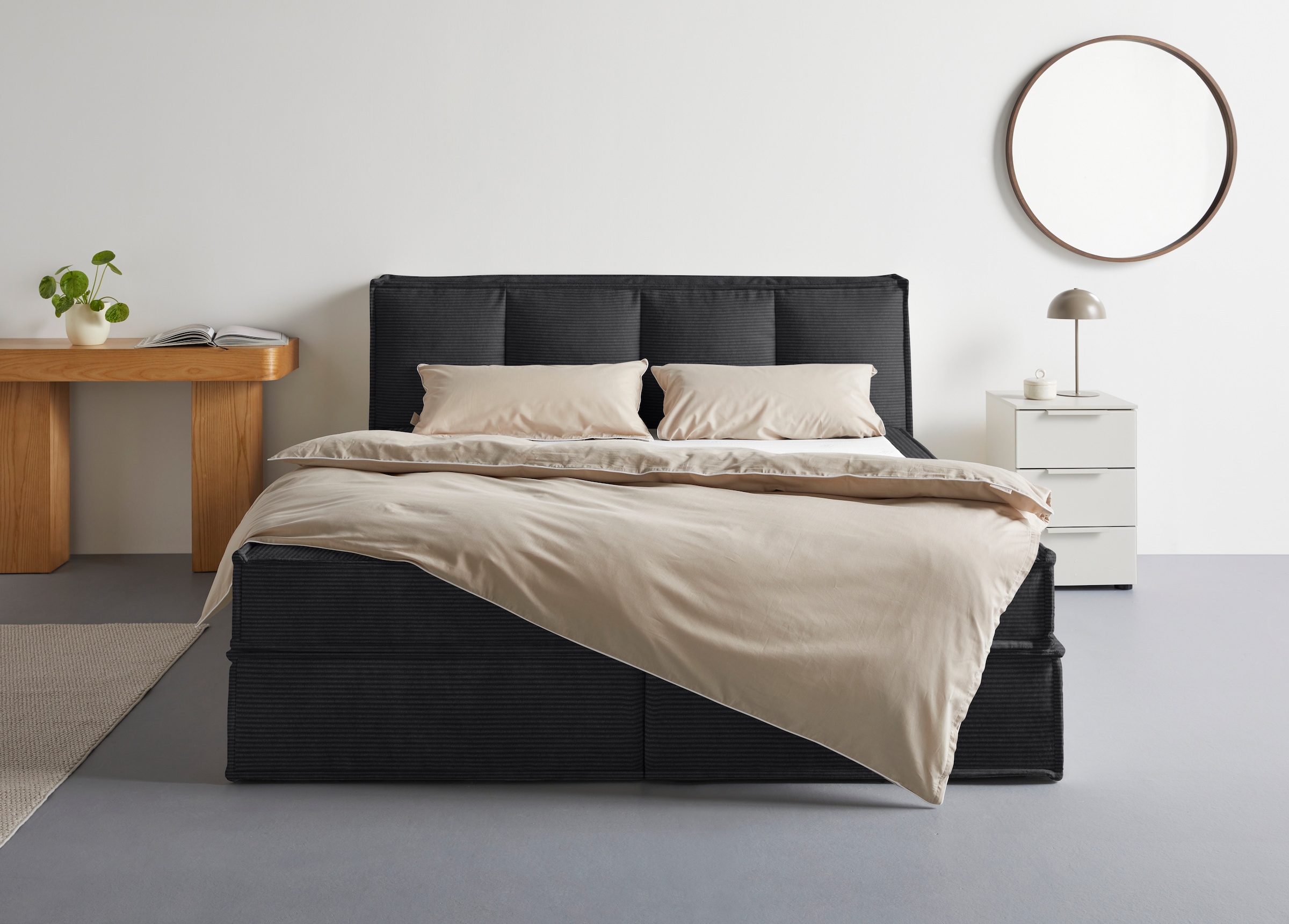 LeGer Home by Lena Gercke Boxspringbett »Addyson« Härtegrade H2, H3 und H4 günstig online kaufen