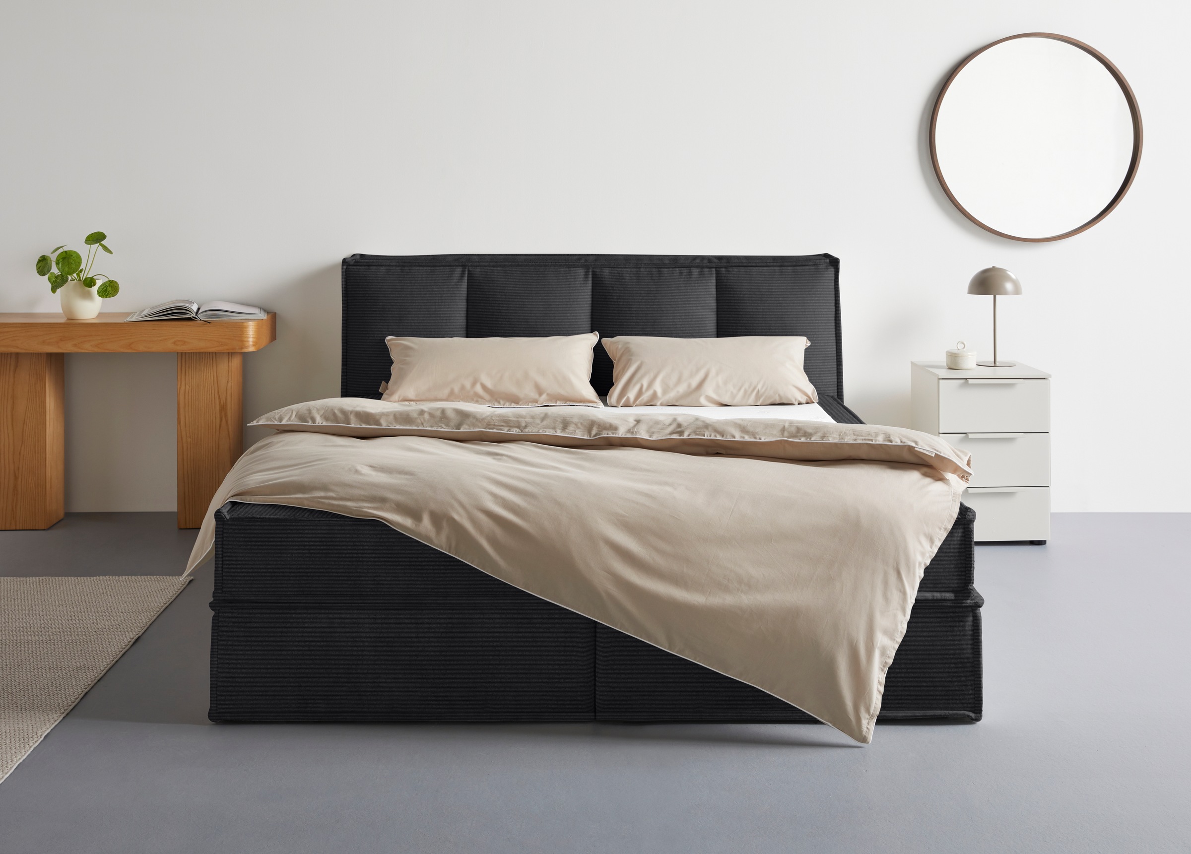 LeGer Home by Lena Gercke Boxspringbett »Addyson«, (Härtegrade H2, H3 und H günstig online kaufen