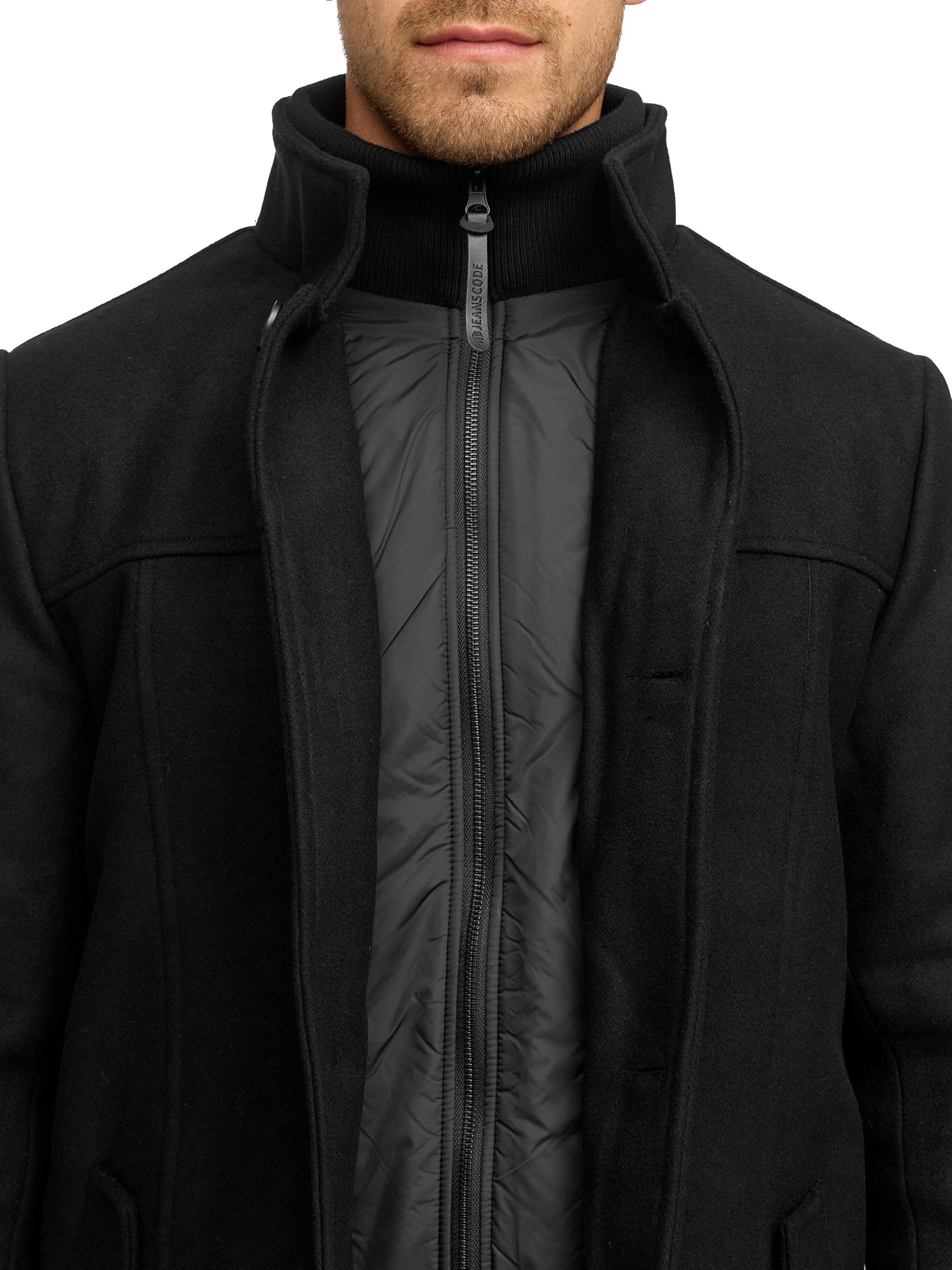 Indicode Wolljacke »INLunik« ohne Kapuze