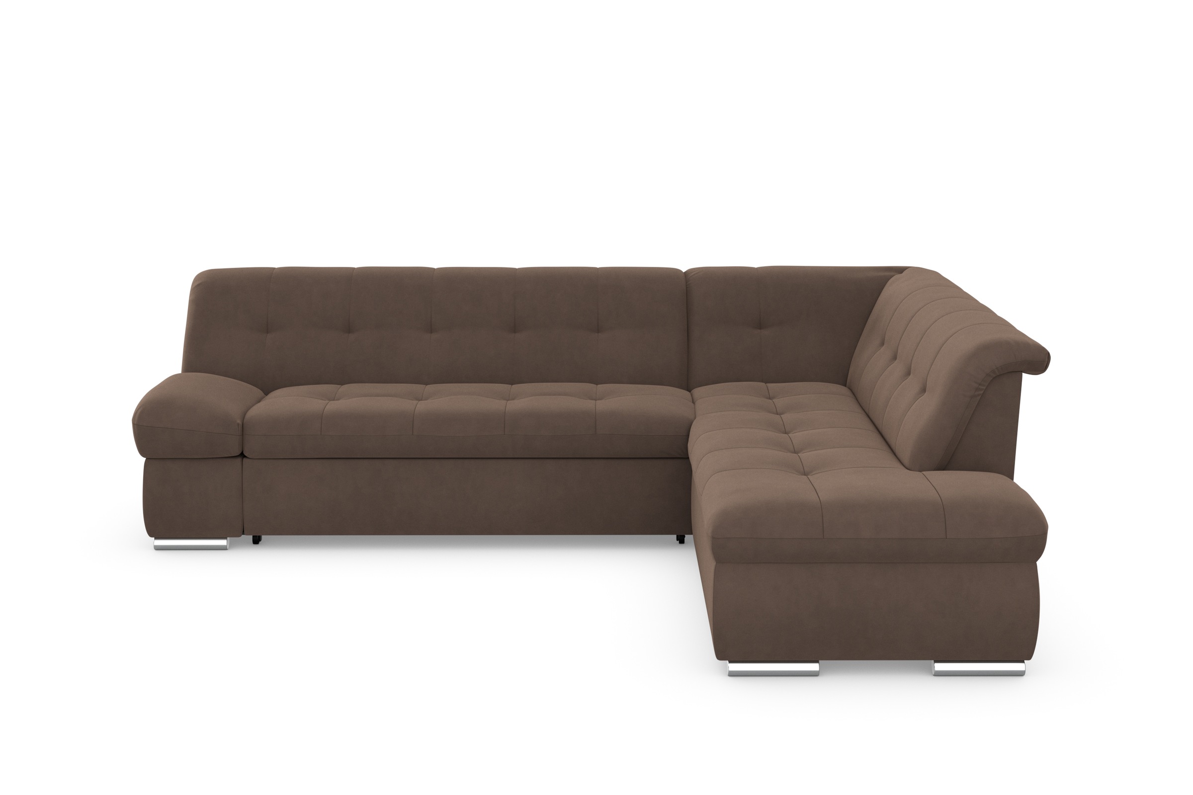 DOMO collection Ecksofa »Mona L-Form«, wahlweise mit Bett- und Armlehnfunktion