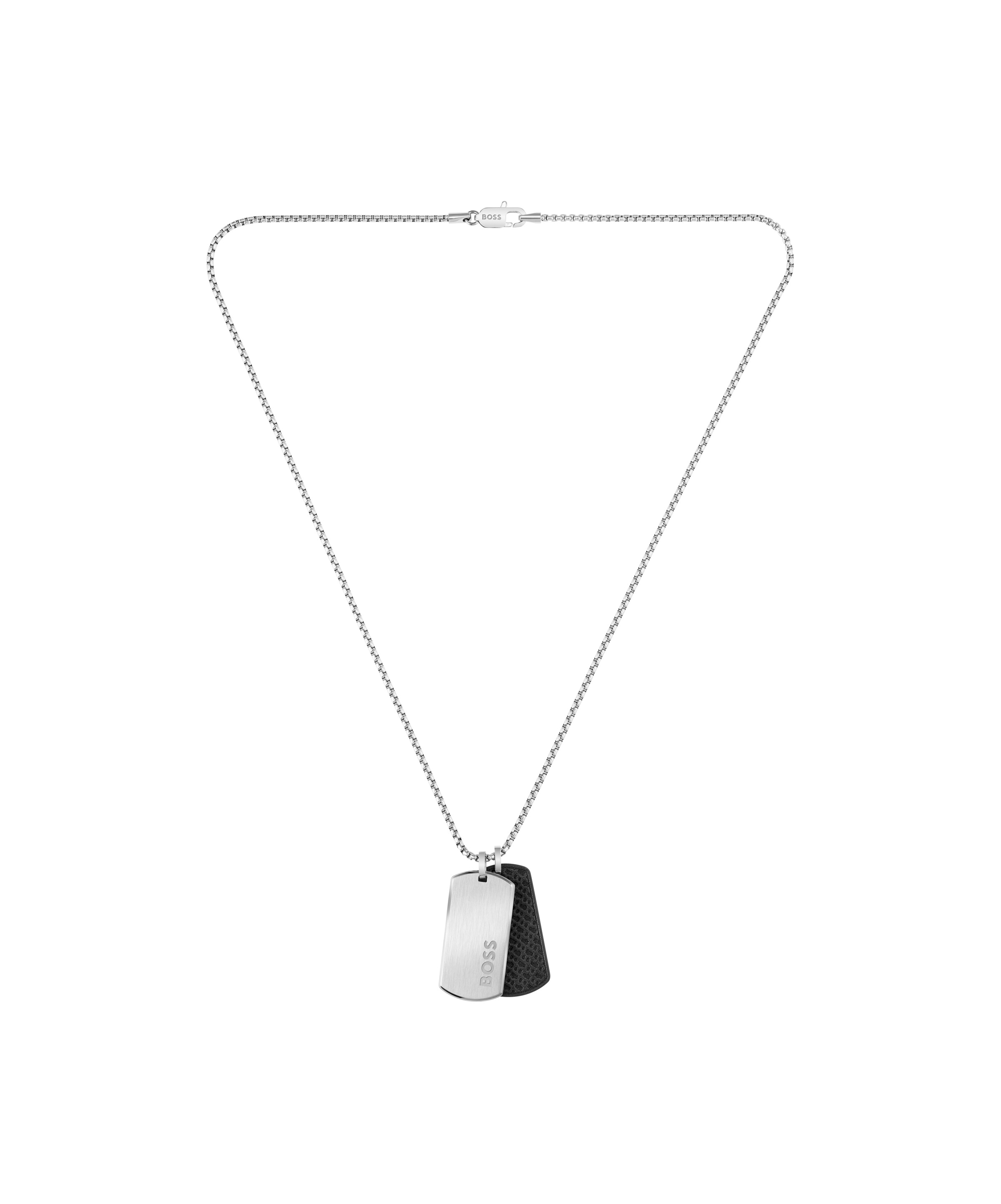 BOSS Kette mit Anhänger »DEVON«