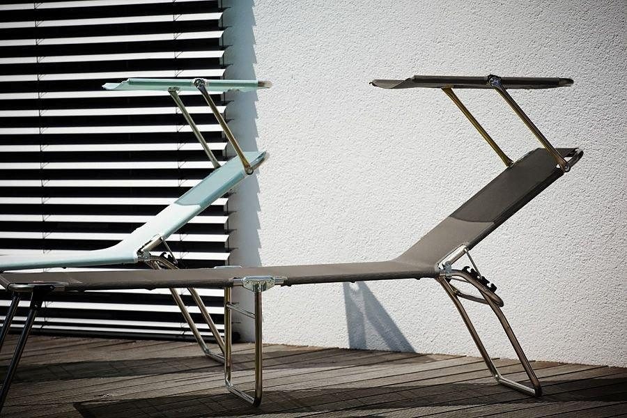Fiam Relaxliege »fiam amigo 40+ sun«, Dreibeinliege mit Sonnendach günstig online kaufen