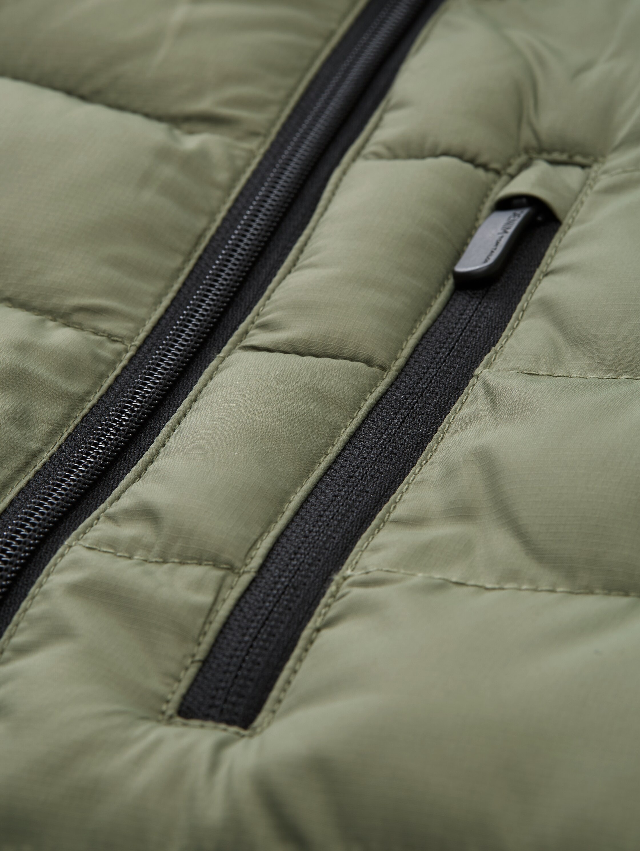 TOM TAILOR Denim Steppjacke ohne Kapuze mit Stehkragen