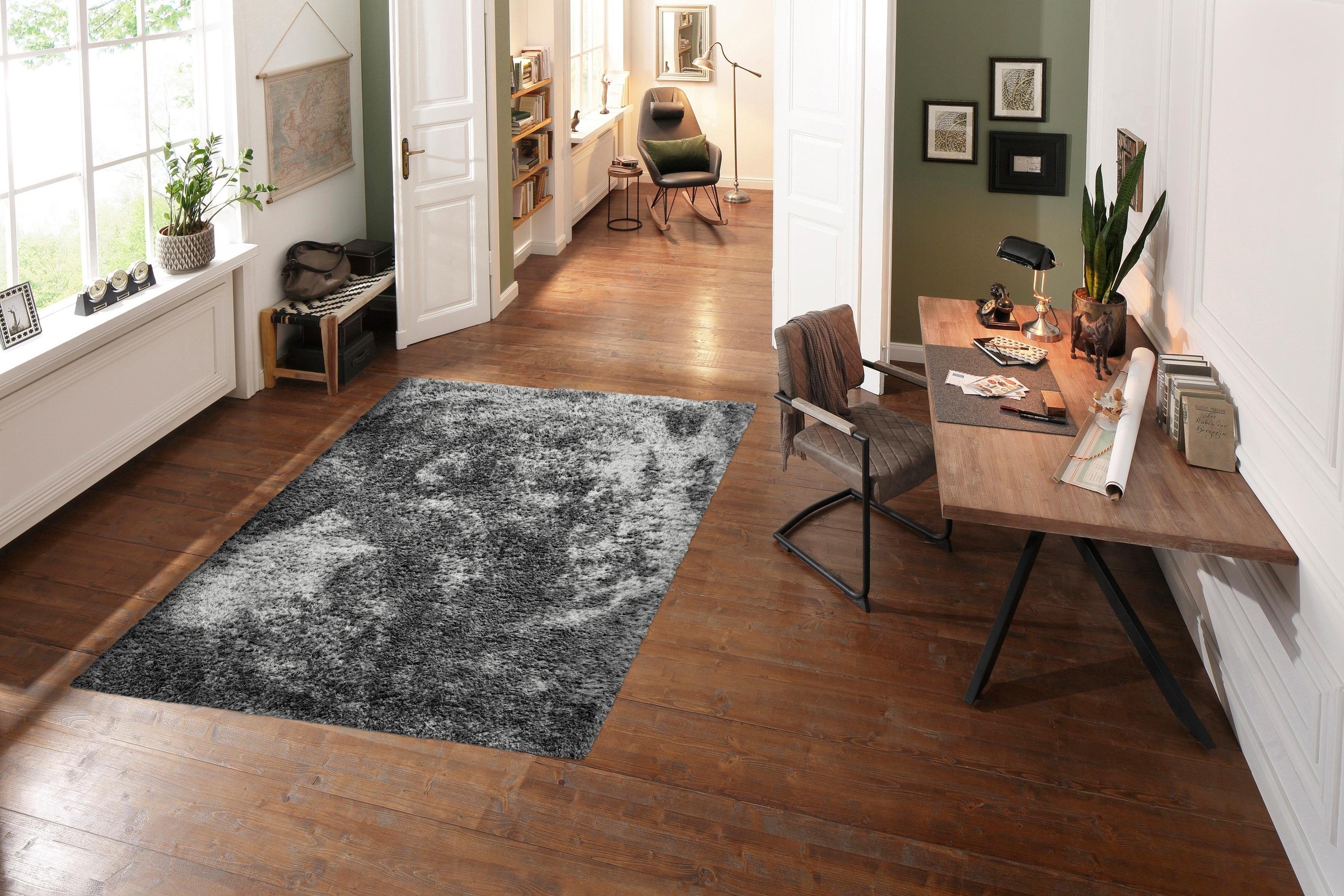 my home Hochflor-Teppich »Boldo« rechteckig 50 mm Höhe besonders weich durc günstig online kaufen