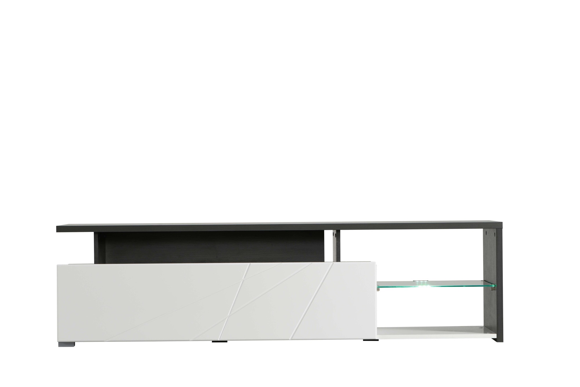INOSIGN Lowboard »Arctic TV-Board«, TV-Kommode,Br. 170 cm, mit und ohne LED-Beleuchtung,Front mit Fräsung