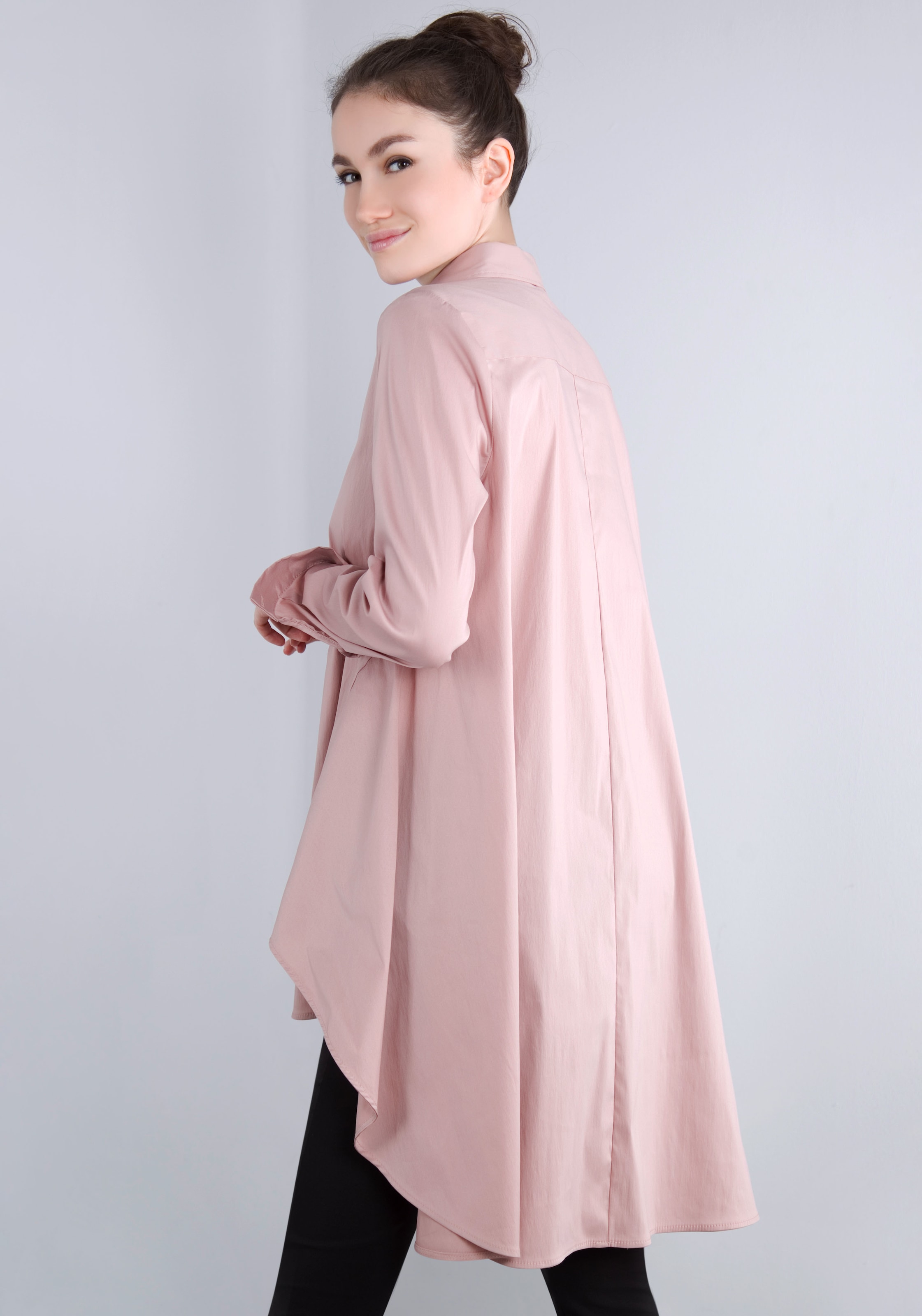 IMPERIAL Longbluse »IMP-C ED3ABF« glockenförmige Long-Form