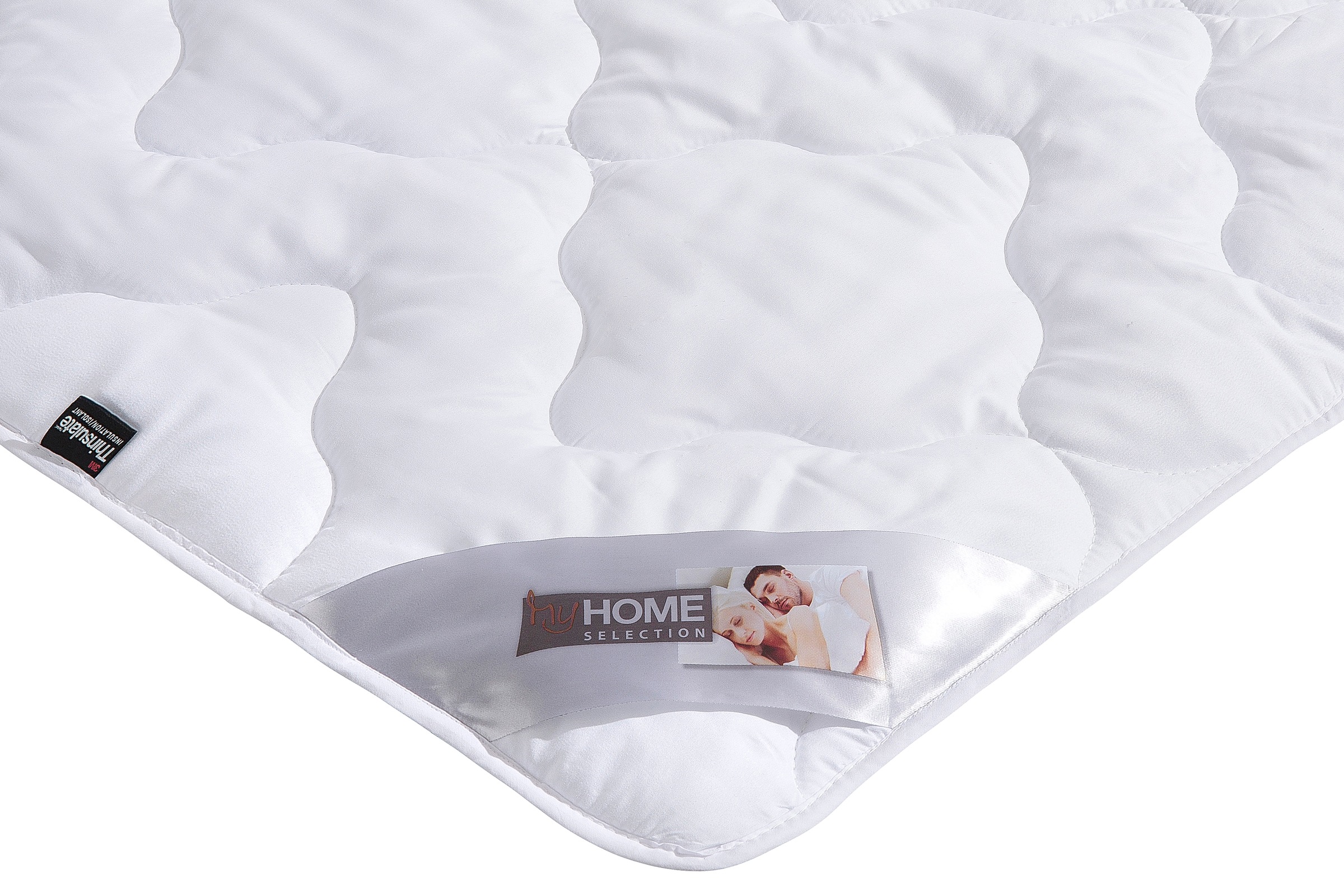 my home Microfaserbettdecke »Aspen, Bettdecke 135x200 cm und 155x220 cm«, warm, Füllung Polyester (Thinsulatefaser), Bezug 100% Polyester, (1 St.), Bettdecken Winter, Decke made in Germany